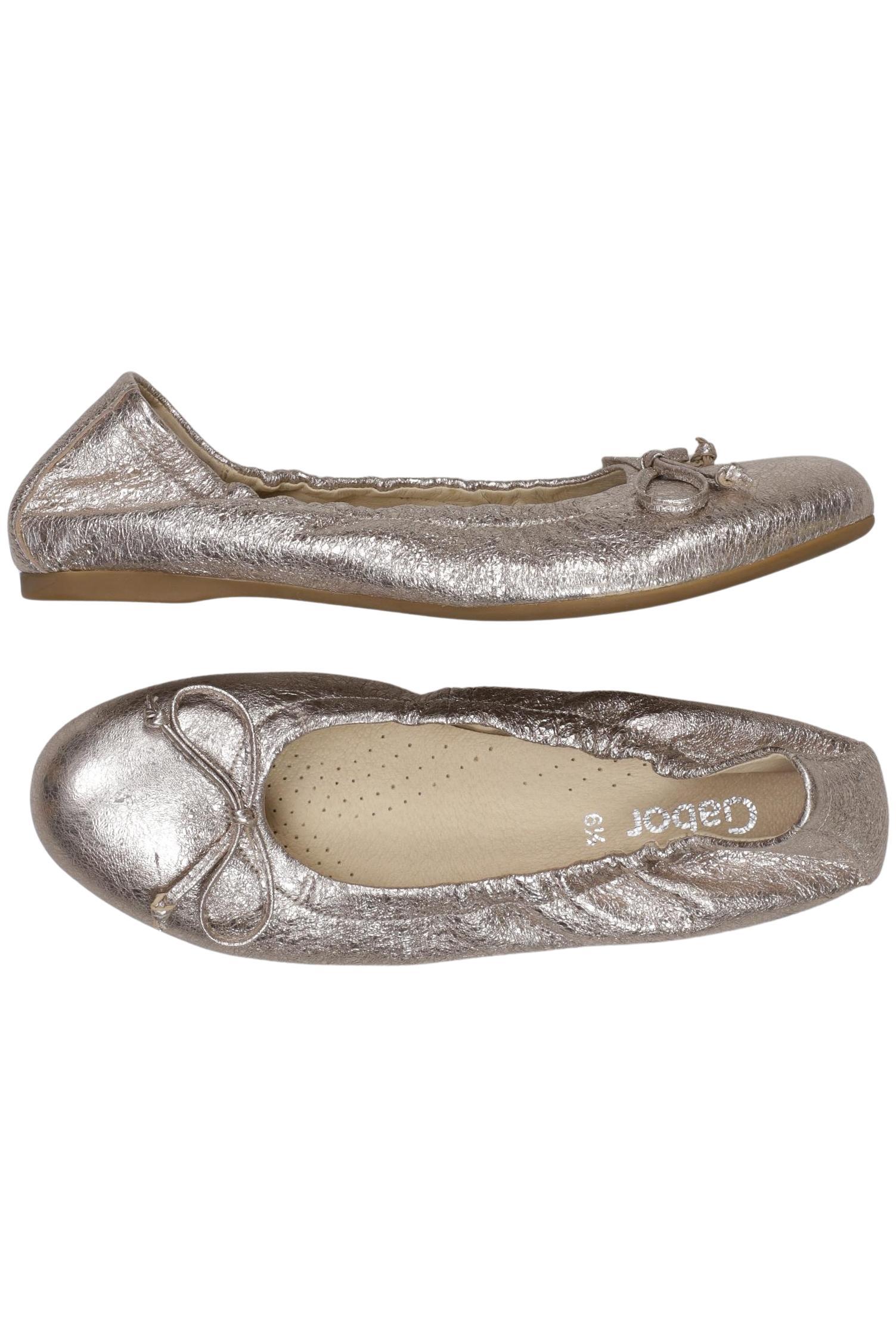 

Gabor Damen Ballerinas, silber, Gr. 6.5