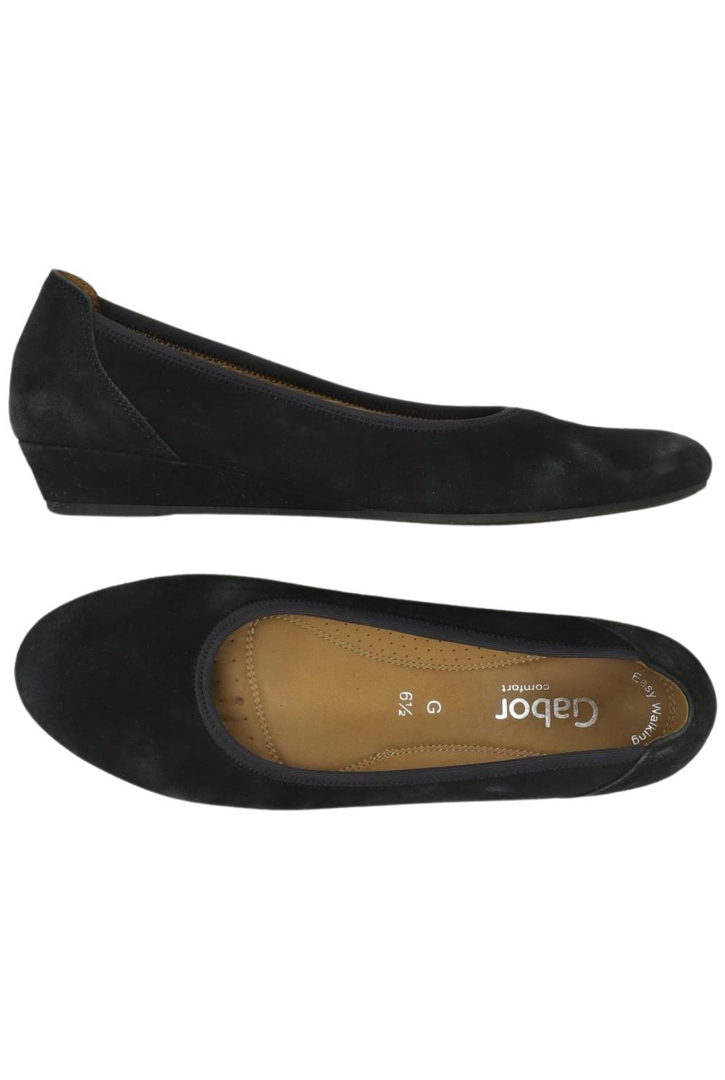 

Gabor Damen Ballerinas, schwarz, Gr. 6.5