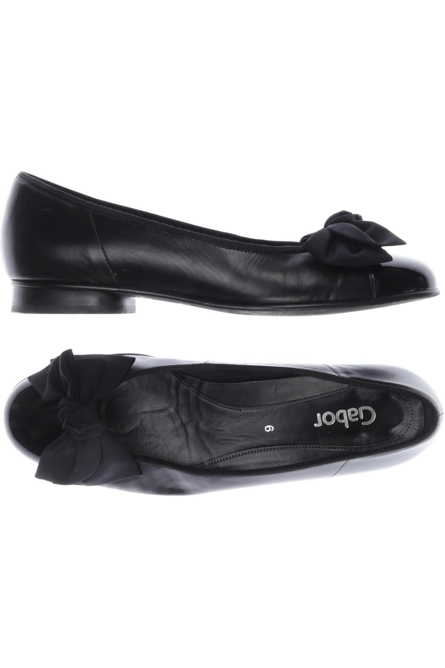 

Gabor Damen Ballerinas, schwarz, Gr. 6