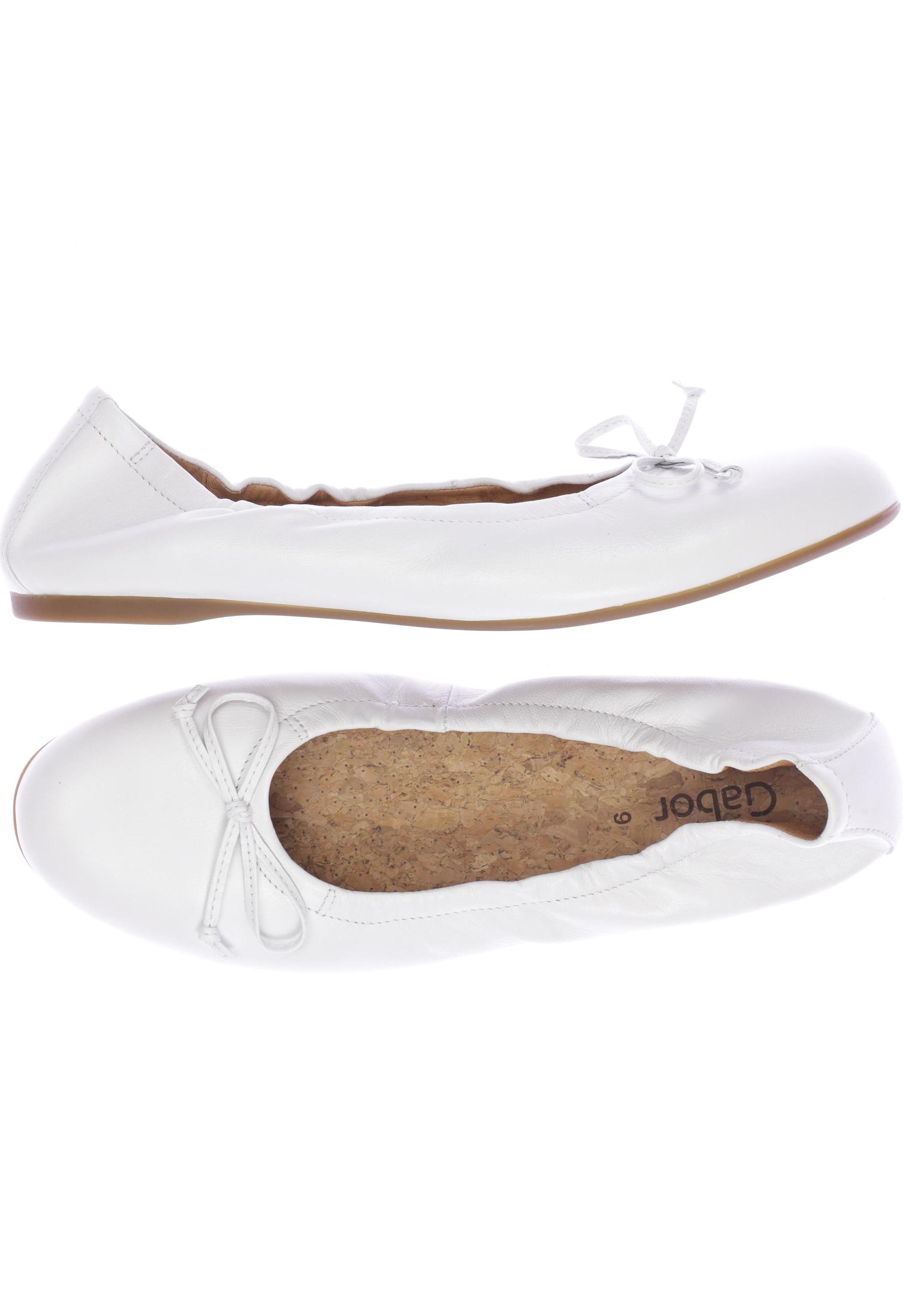 

Gabor Damen Ballerinas, weiß, Gr. 9