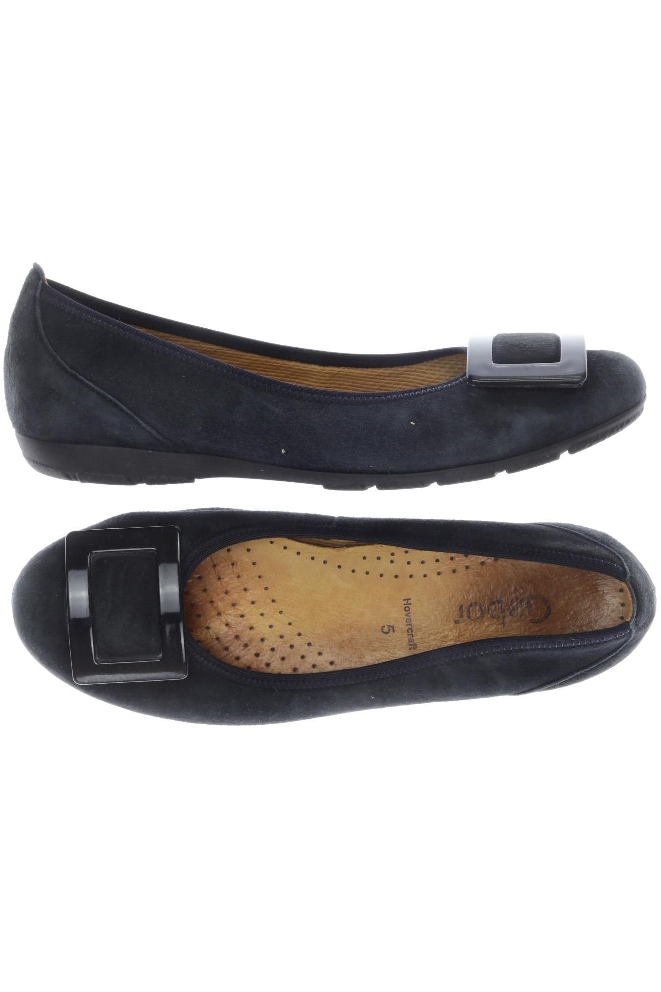 

Gabor Damen Ballerinas, marineblau, Gr. 5