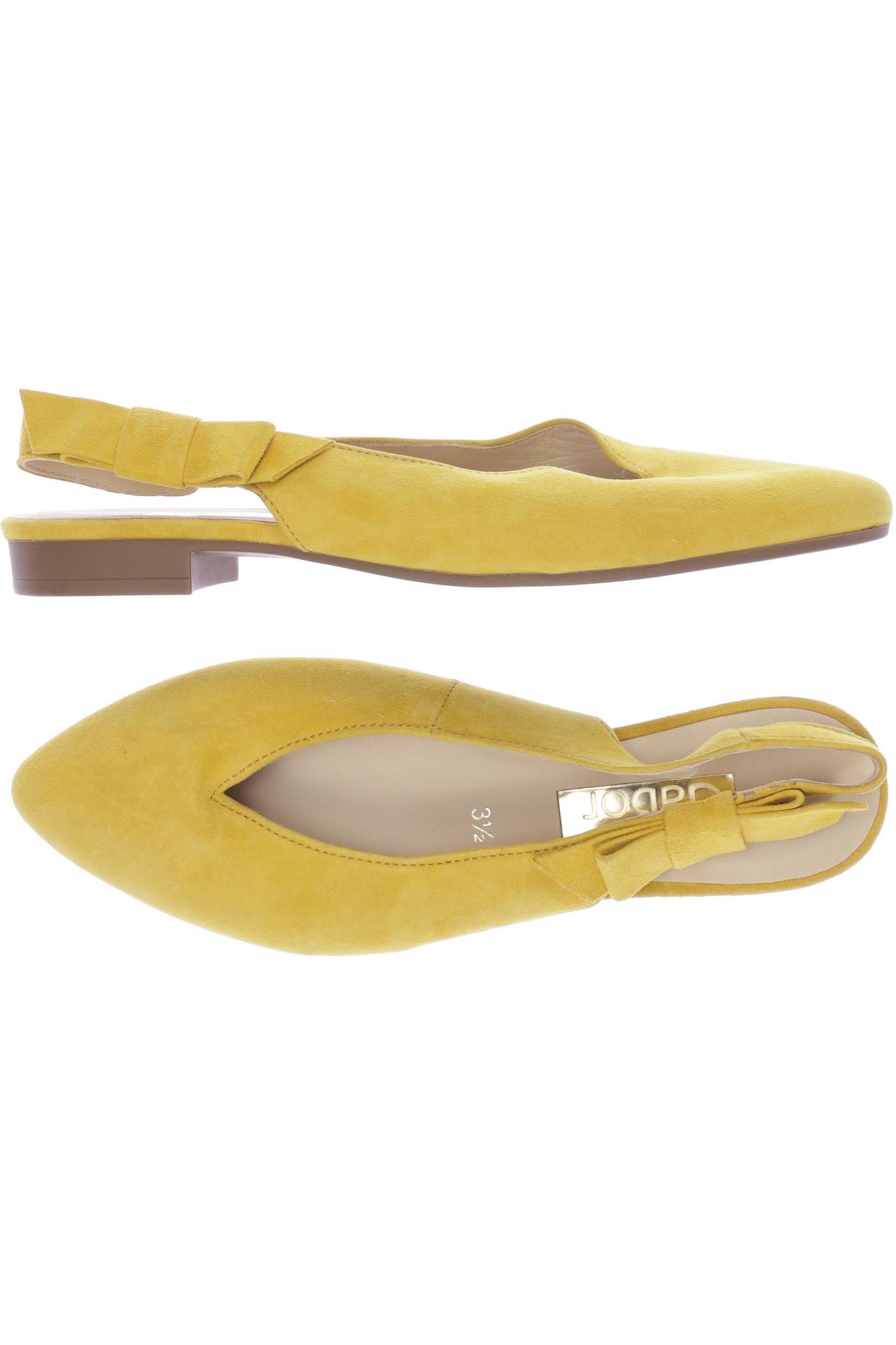 

Gabor Damen Ballerinas, gelb, Gr. 3.5