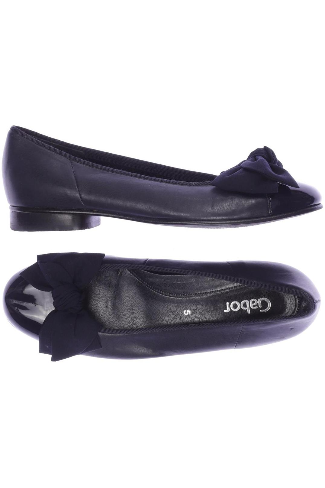 

Gabor Damen Ballerinas, marineblau, Gr. 5