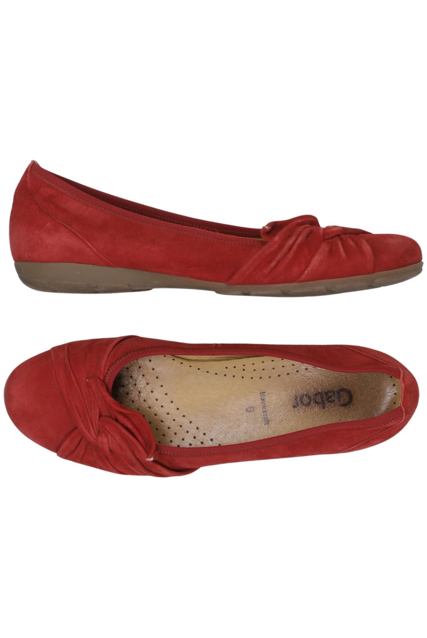 

Gabor Damen Ballerinas, rot, Gr. 6