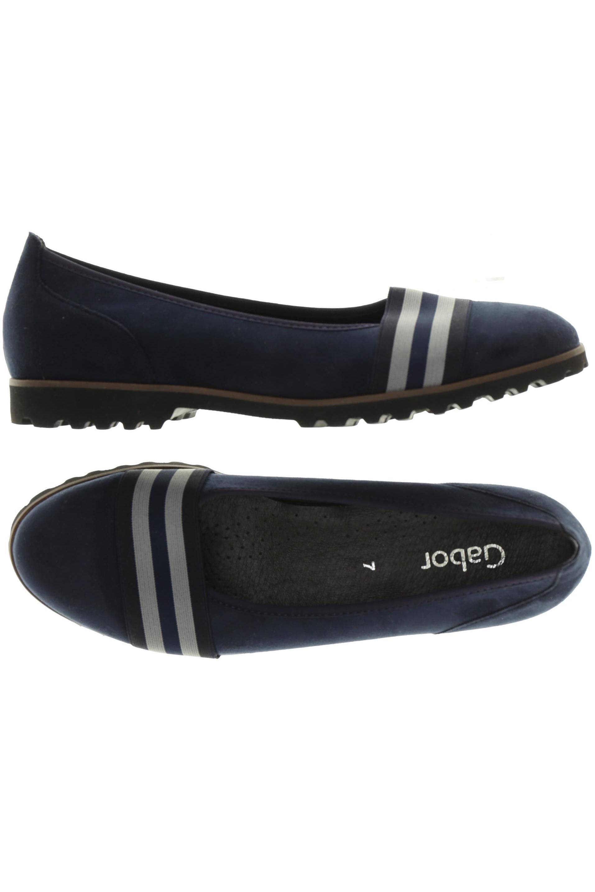 

Gabor Damen Ballerinas, blau, Gr. 7