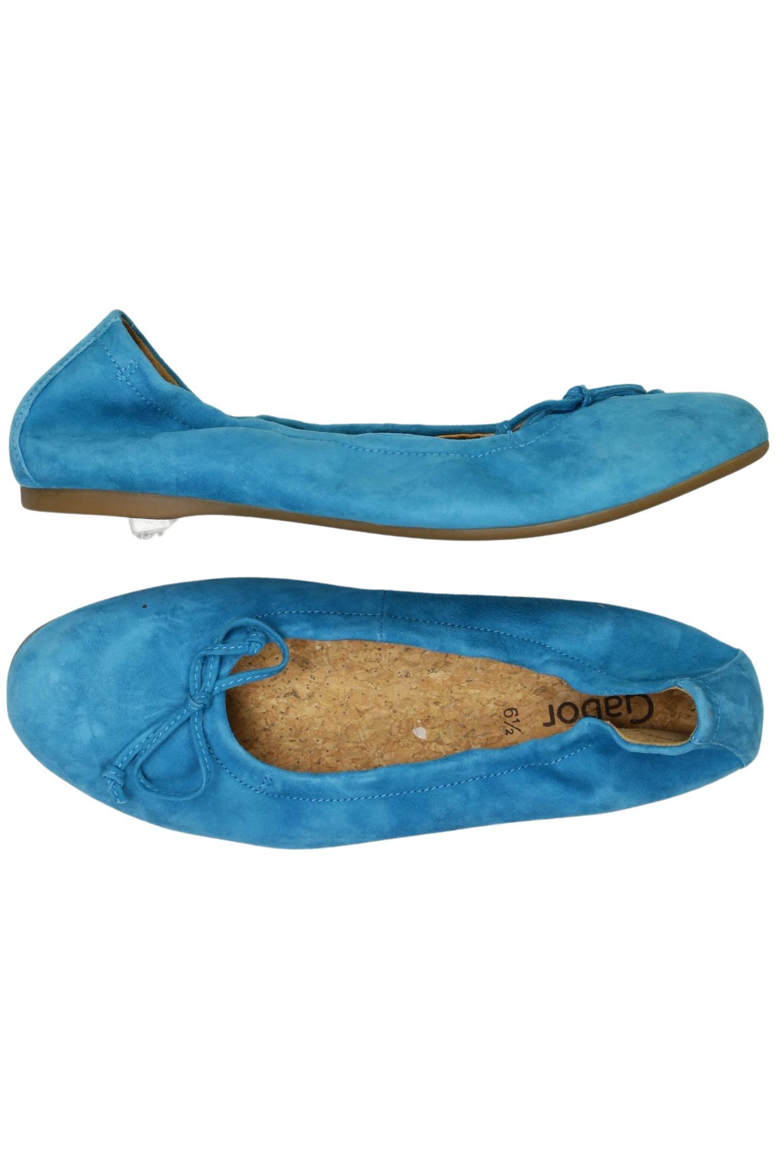 

Gabor Damen Ballerinas, blau, Gr. 6.5