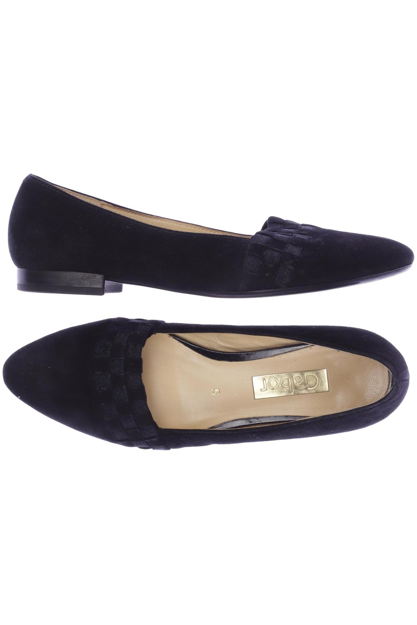 

Gabor Damen Ballerinas, schwarz, Gr. 5