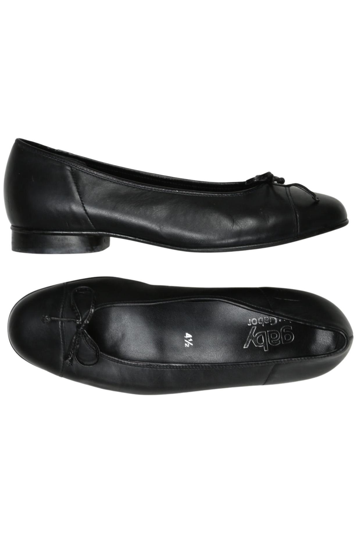 

Gabor Damen Ballerinas, schwarz, Gr. 4.5