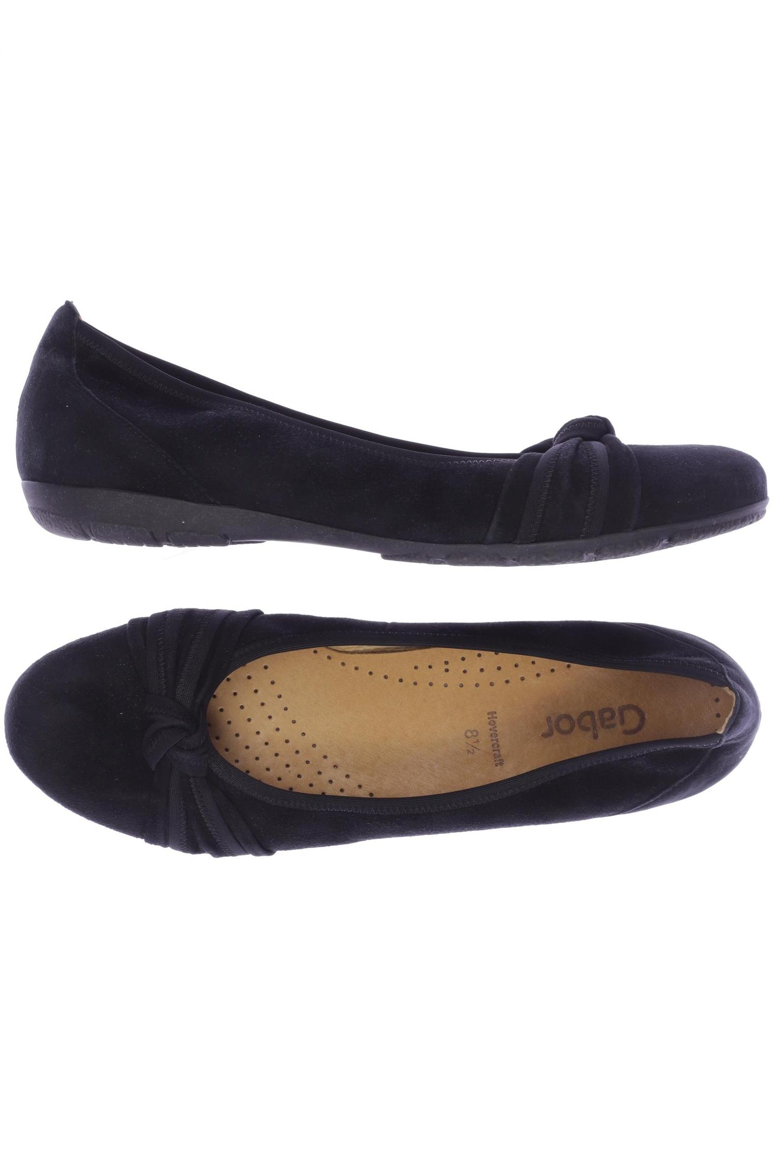 

Gabor Damen Ballerinas, schwarz, Gr. 8.5