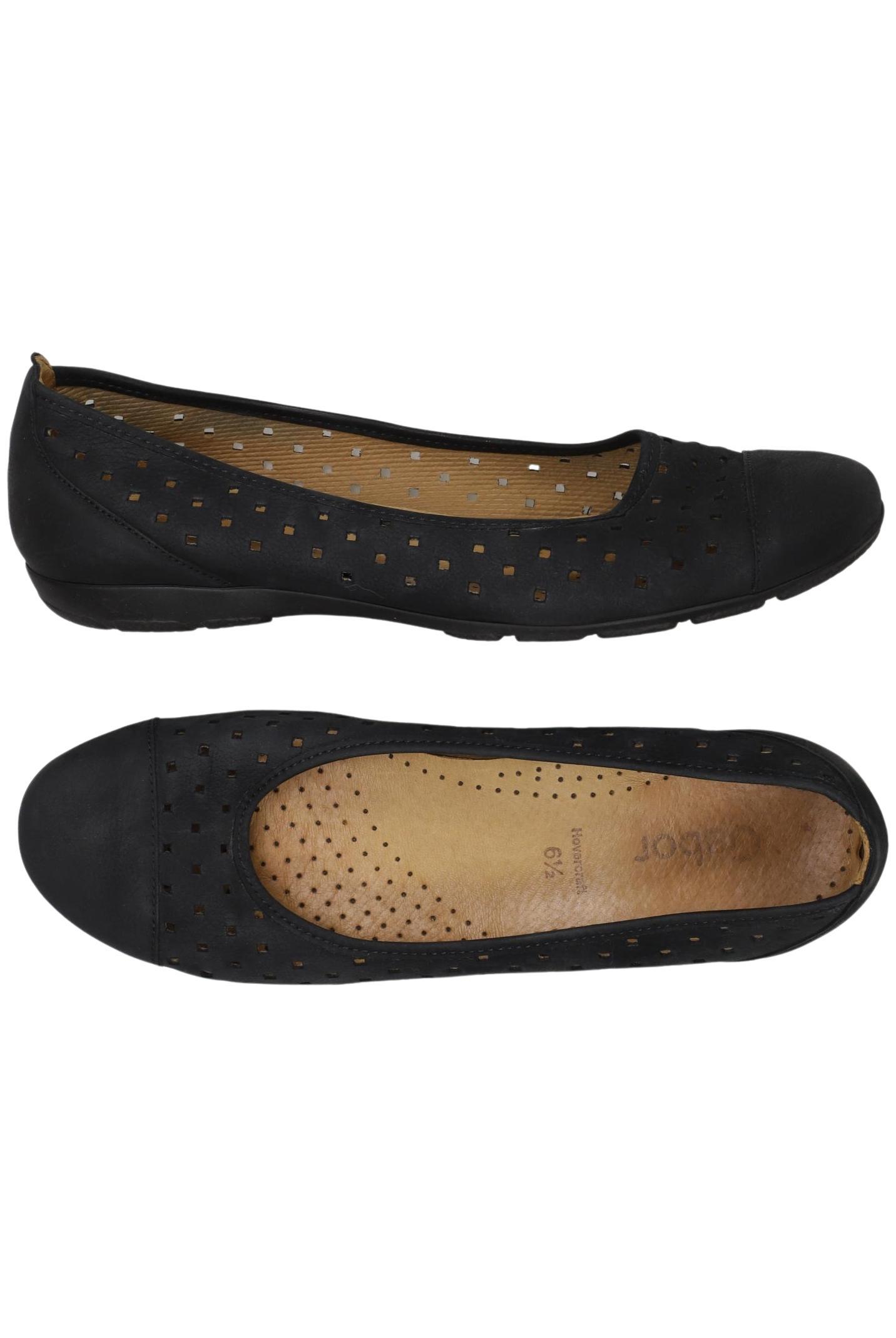 

Gabor Damen Ballerinas, schwarz, Gr. 6.5
