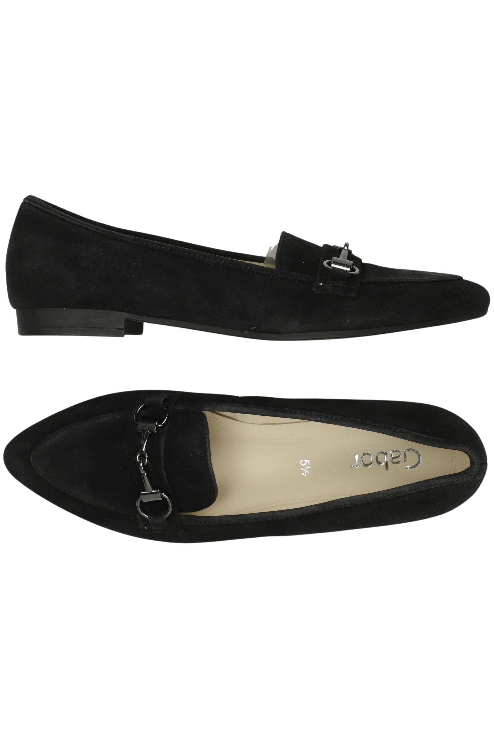 

Gabor Damen Ballerinas, schwarz, Gr. 5.5