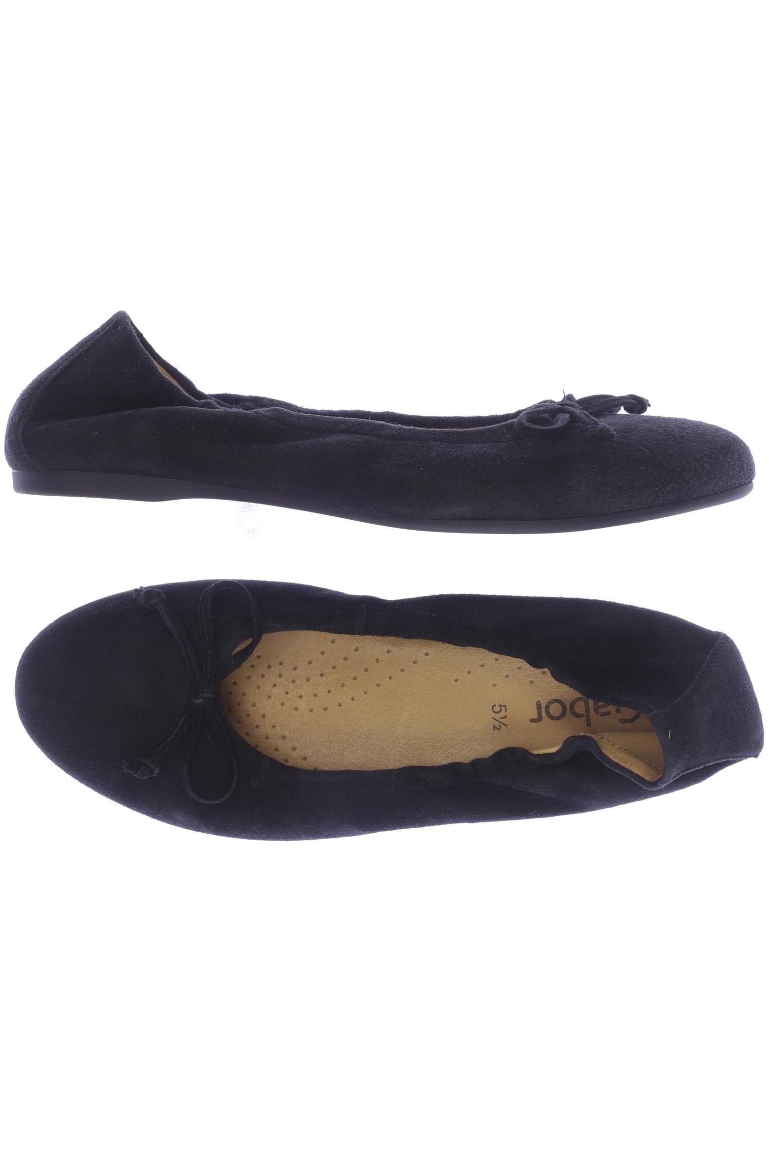 

Gabor Damen Ballerinas, schwarz, Gr. 5.5
