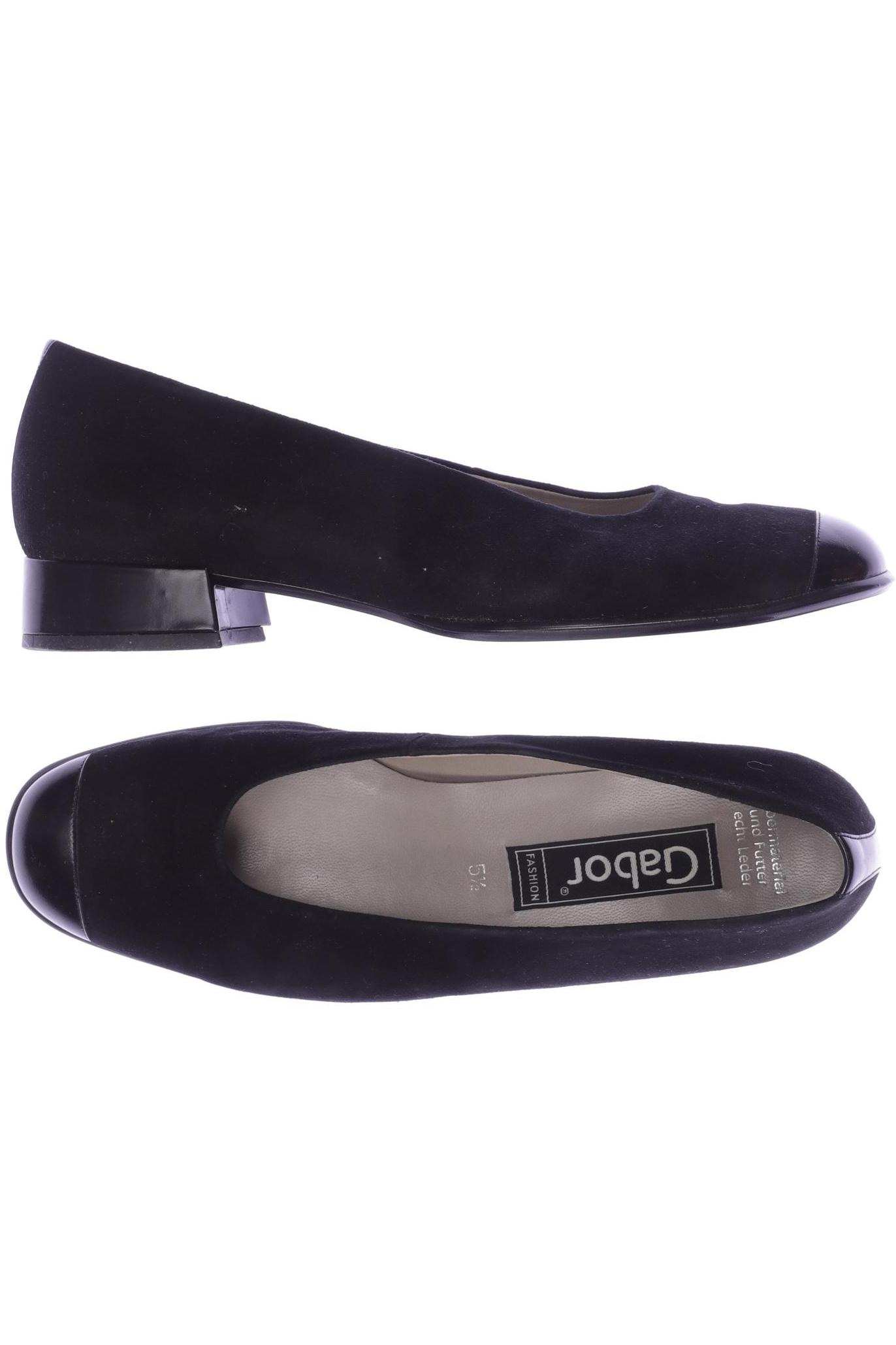 

Gabor Damen Ballerinas, schwarz, Gr. 5.5