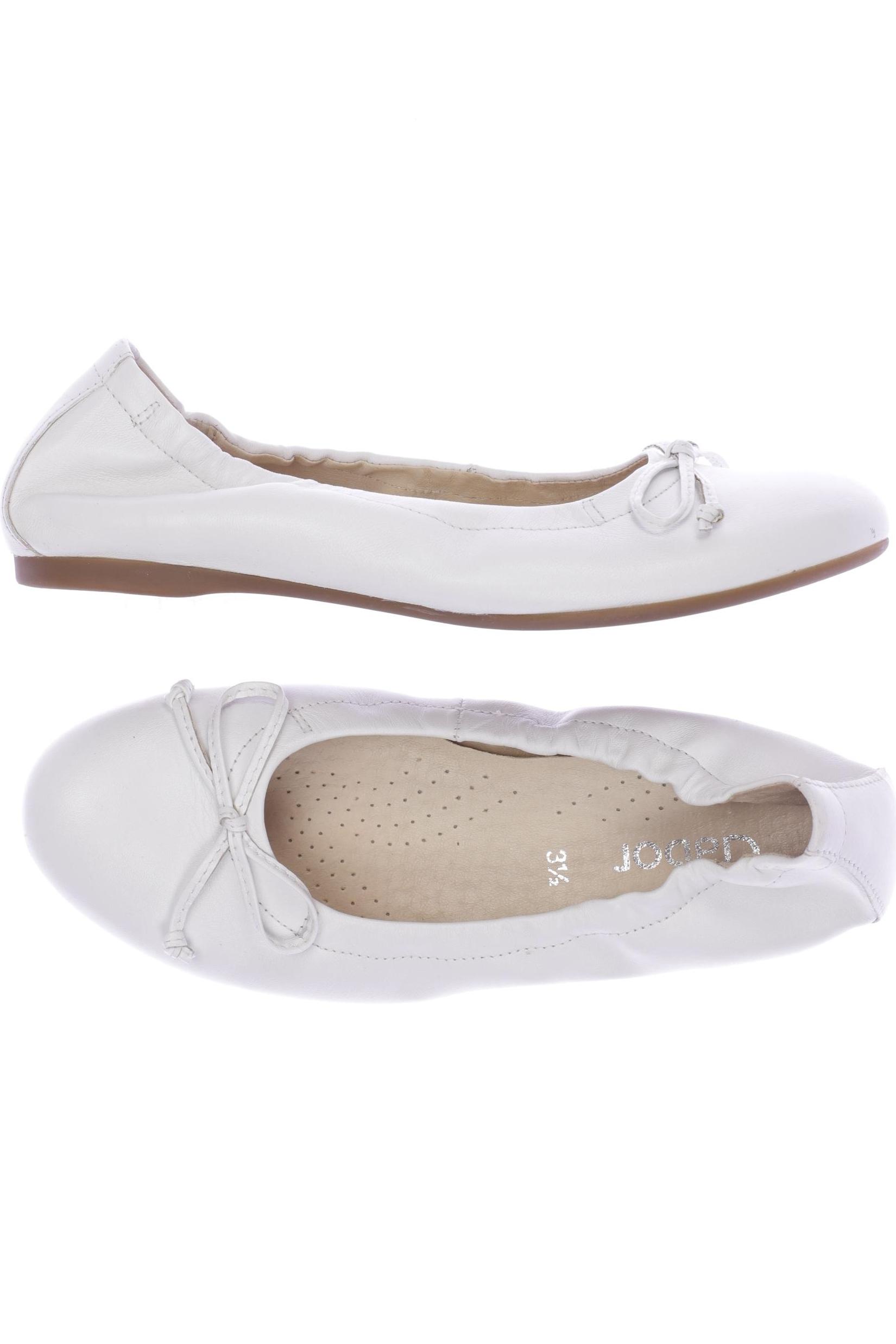 

Gabor Damen Ballerinas, weiß, Gr. 3.5