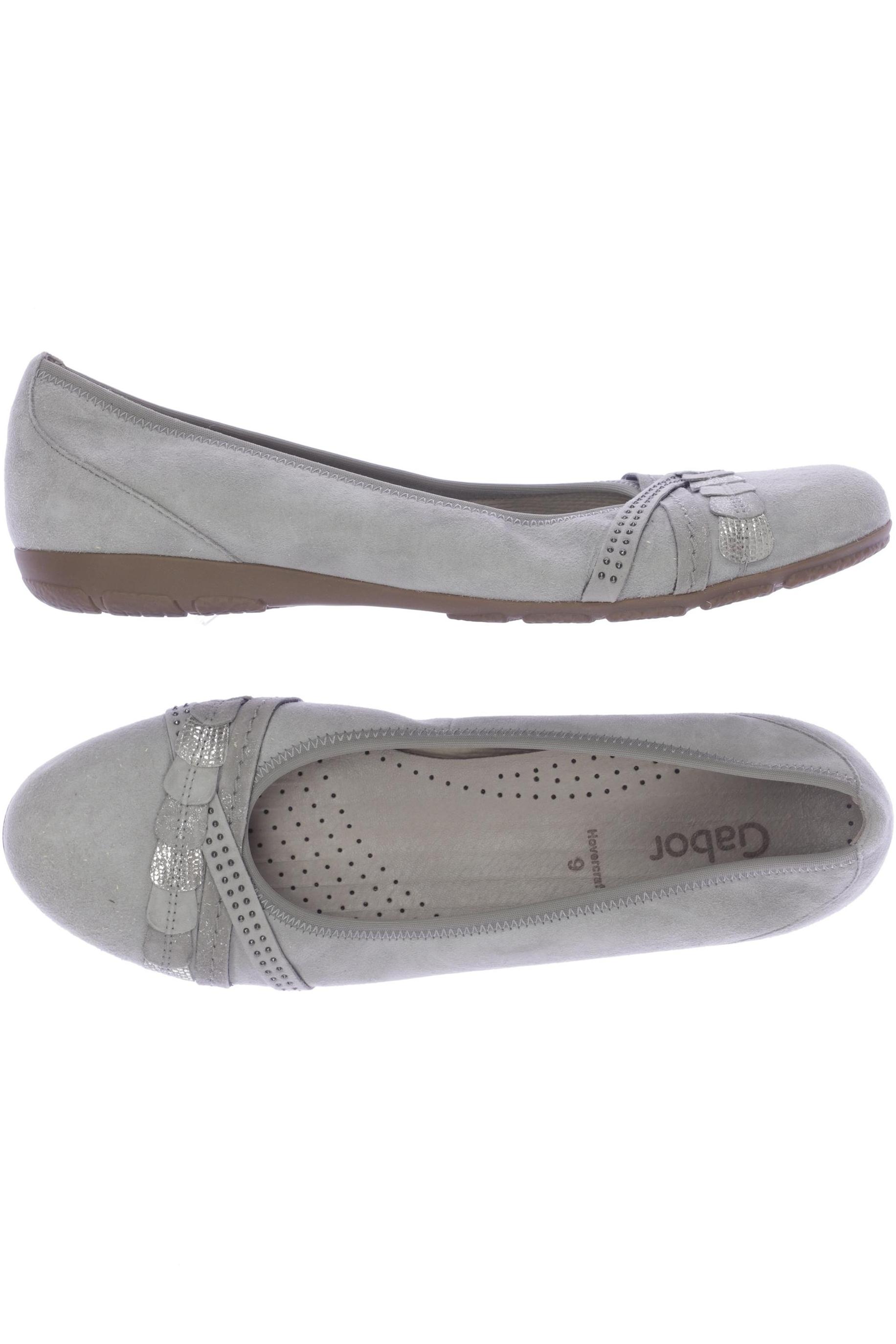 

Gabor Damen Ballerinas, grau, Gr. 9