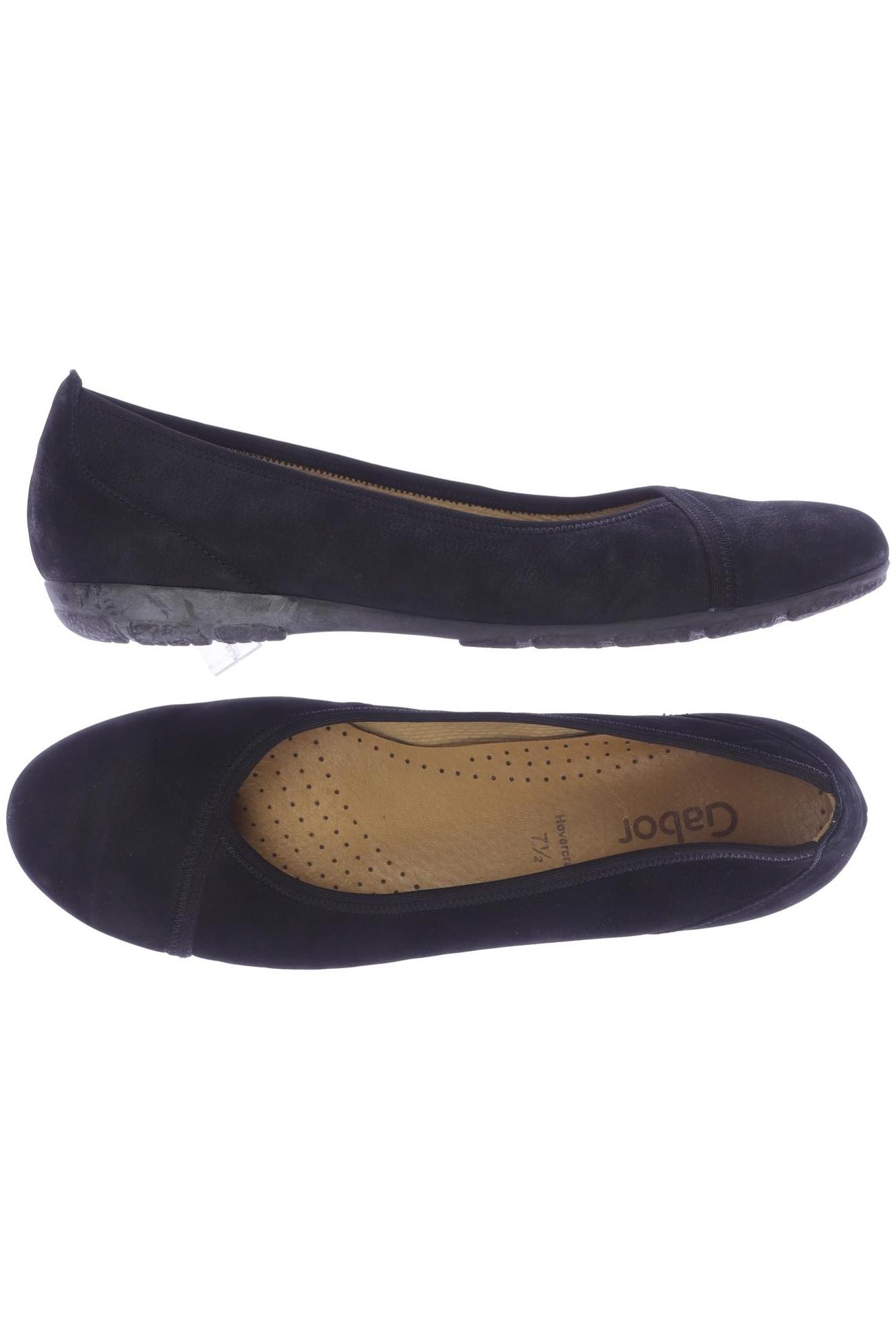 

Gabor Damen Ballerinas, schwarz, Gr. 7.5