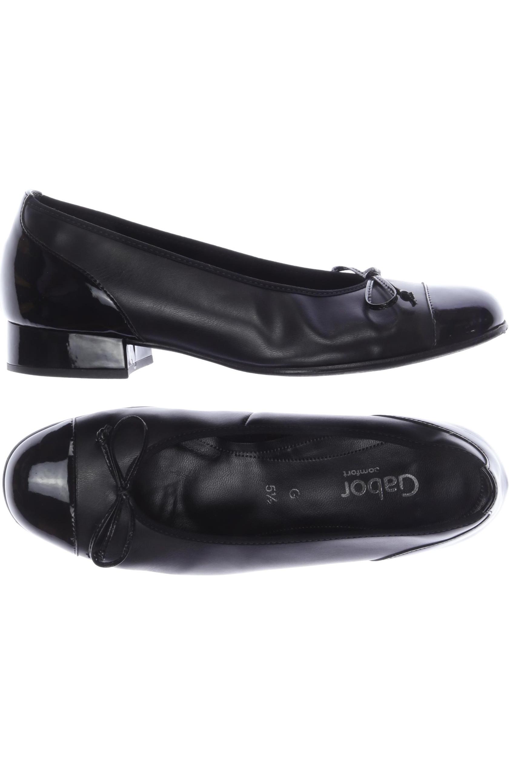 

Gabor Damen Ballerinas, schwarz, Gr. 5.5