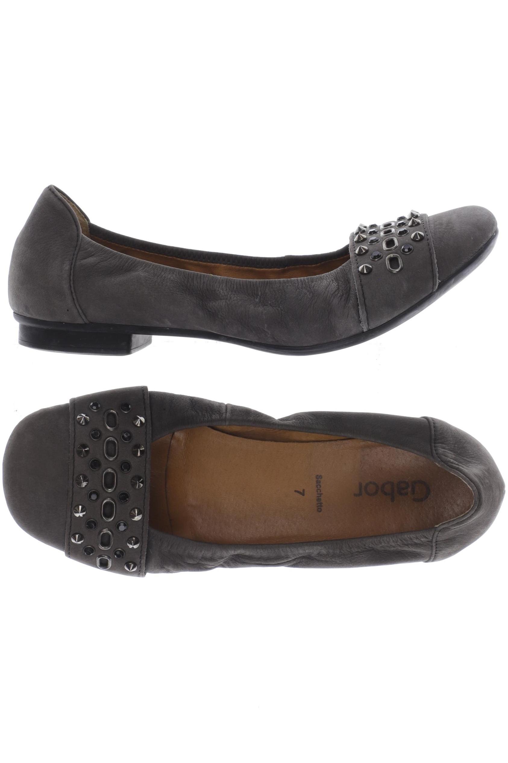 

Gabor Damen Ballerinas, grau, Gr. 7