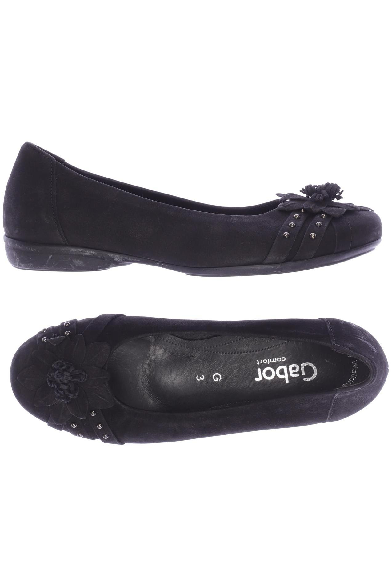 

Gabor Damen Ballerinas, schwarz, Gr. 3