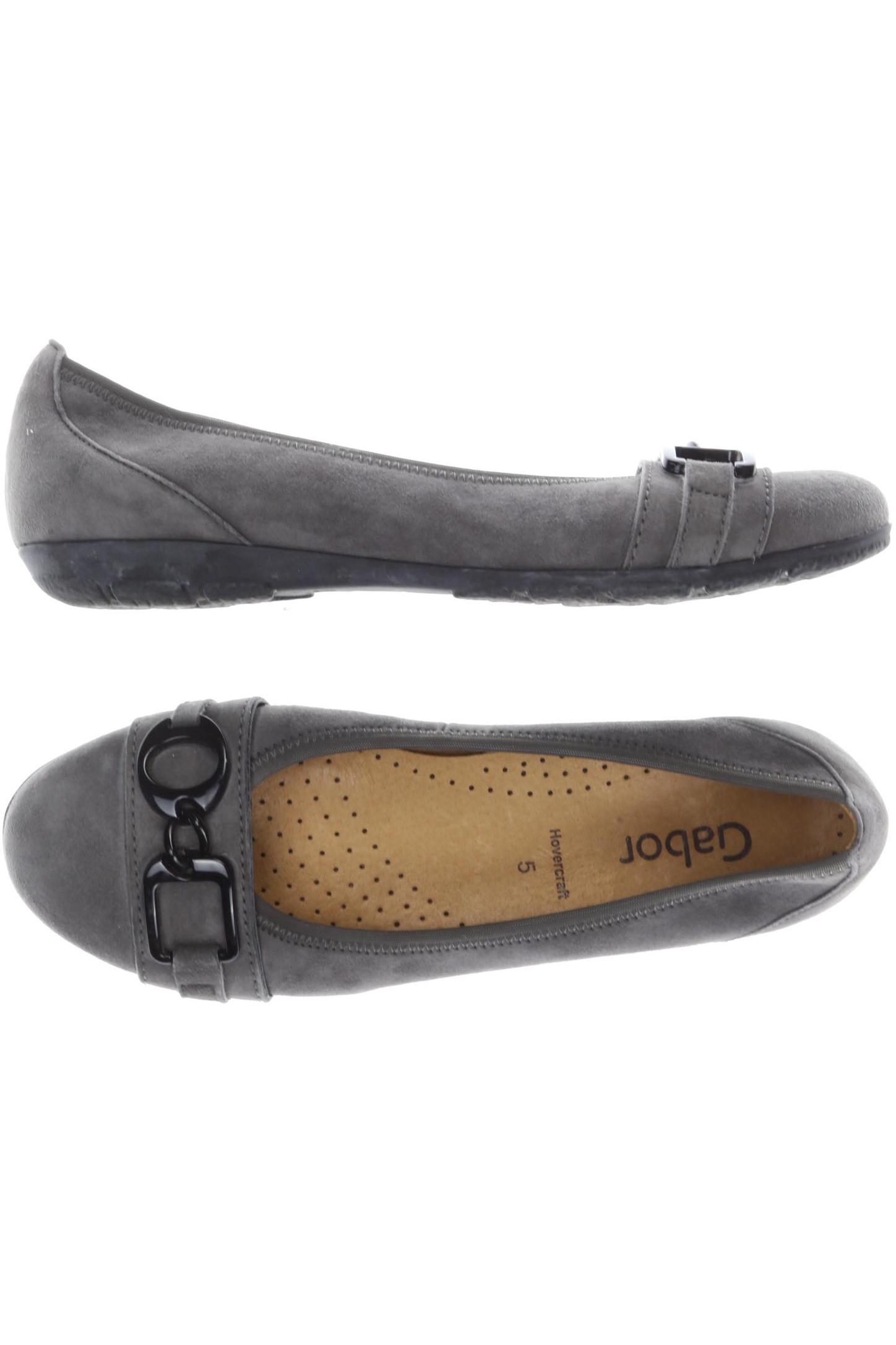 

Gabor Damen Ballerinas, grau, Gr. 5