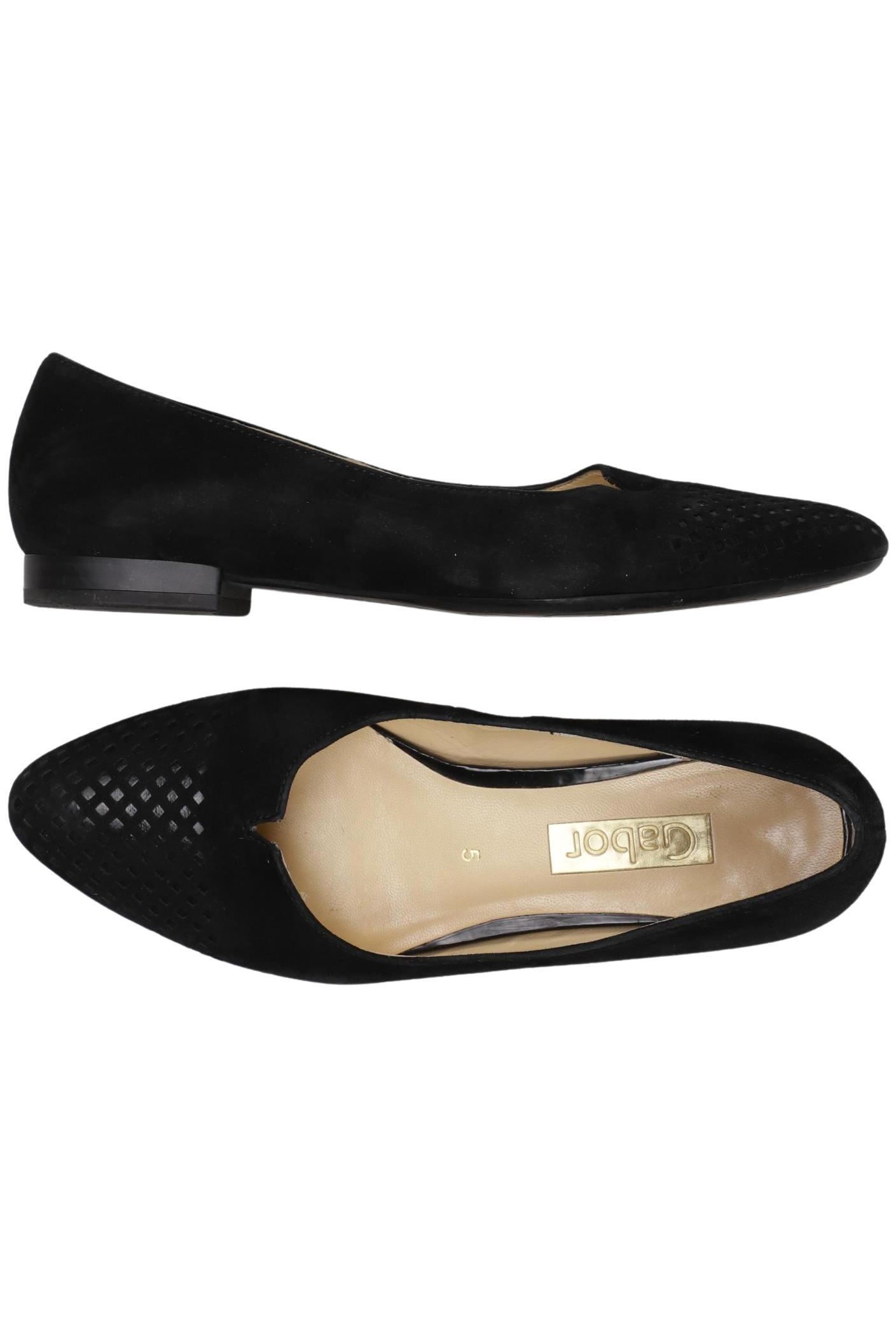 

Gabor Damen Ballerinas, schwarz, Gr. 5