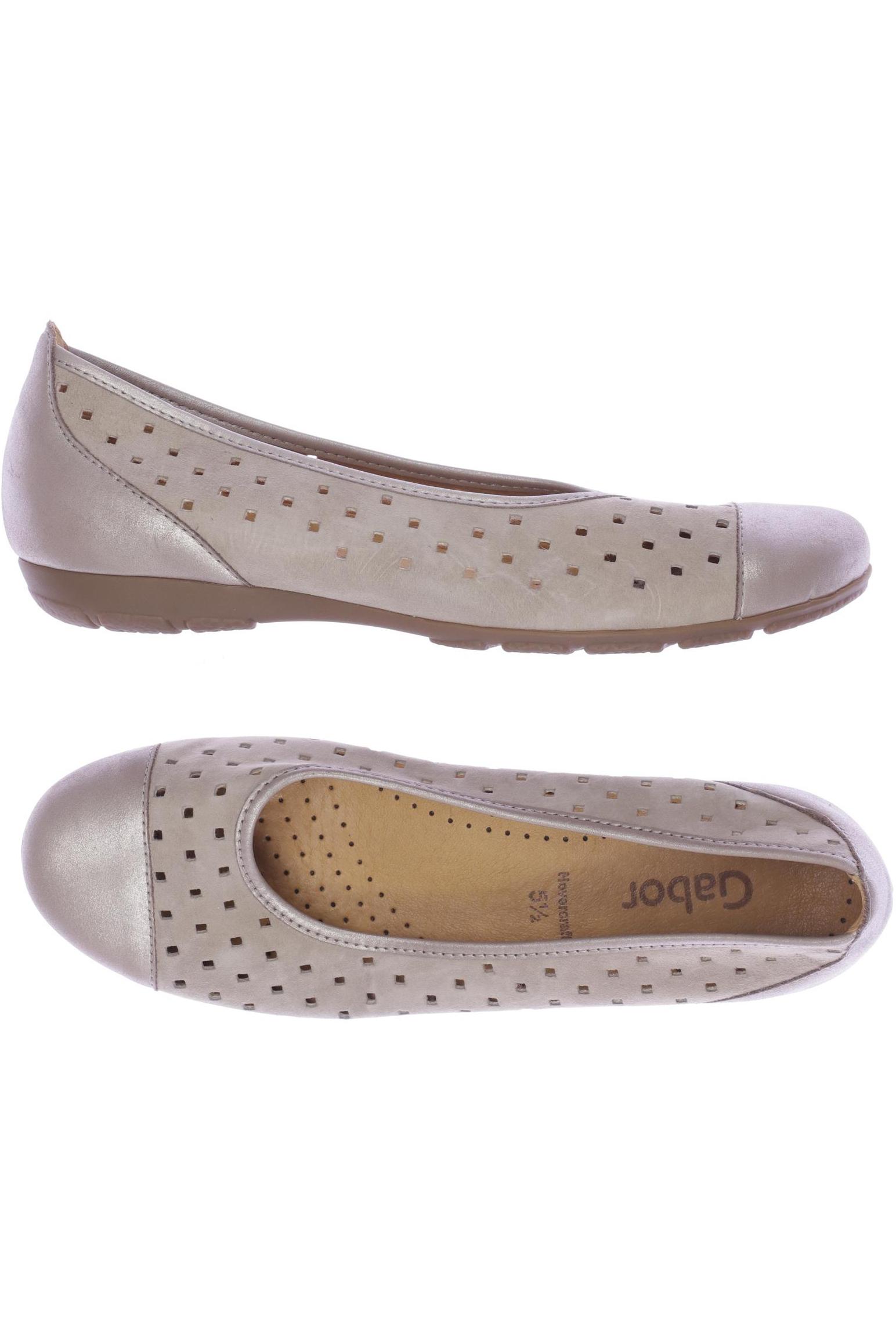 

Gabor Damen Ballerinas, beige, Gr. 5.5