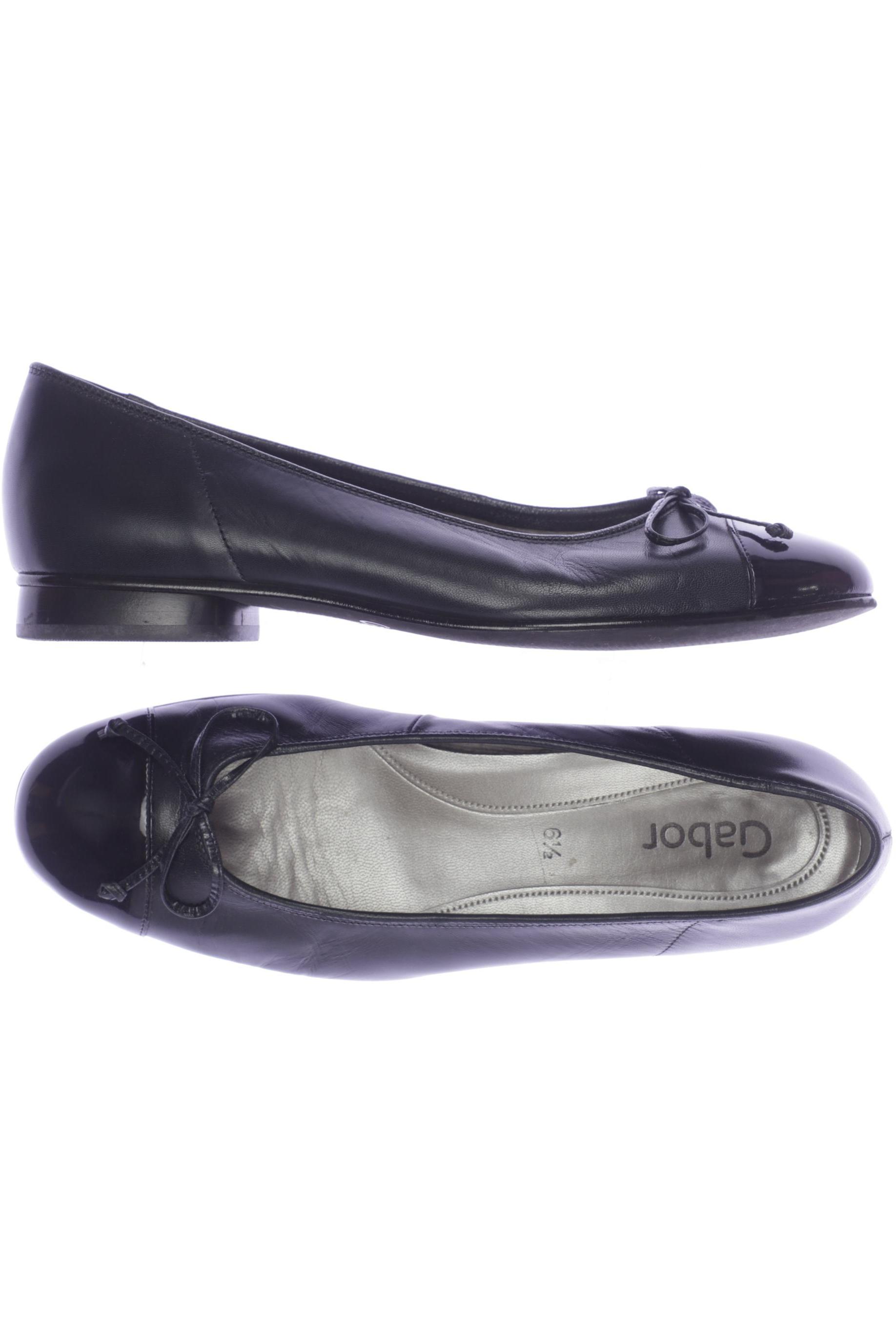 

Gabor Damen Ballerinas, schwarz, Gr. 6.5