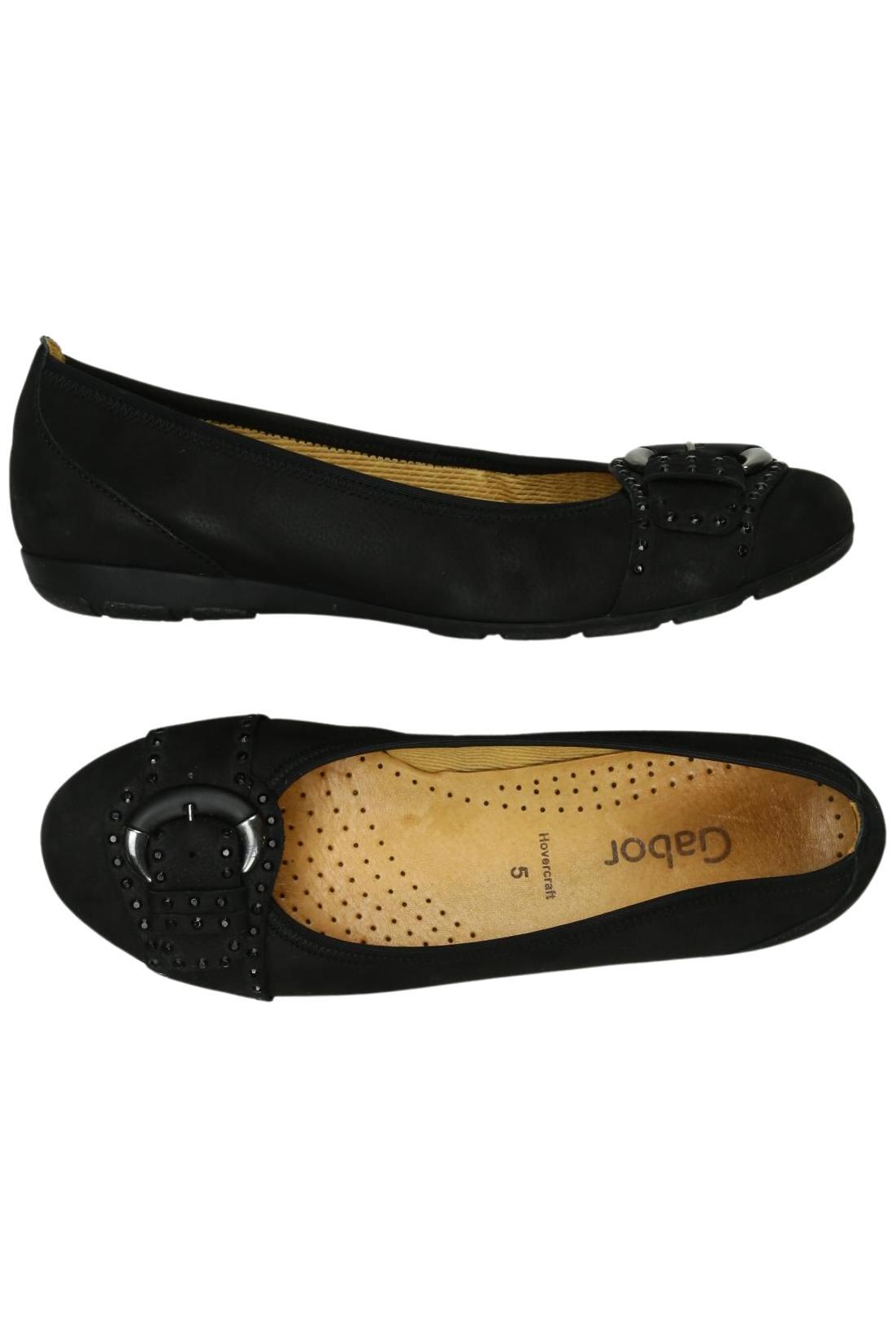 

Gabor Damen Ballerinas, schwarz, Gr. 5