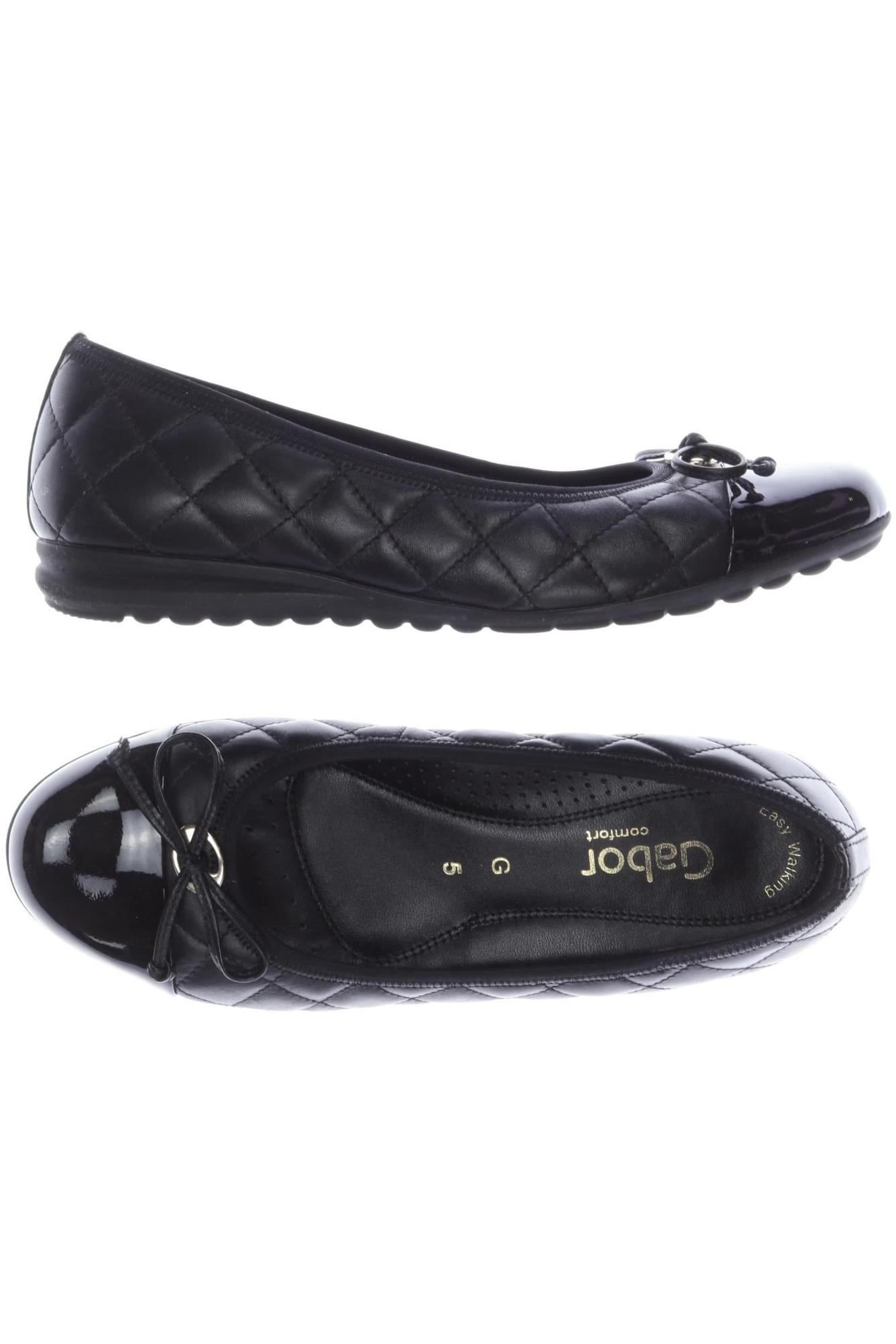 

Gabor Damen Ballerinas, schwarz, Gr. 5