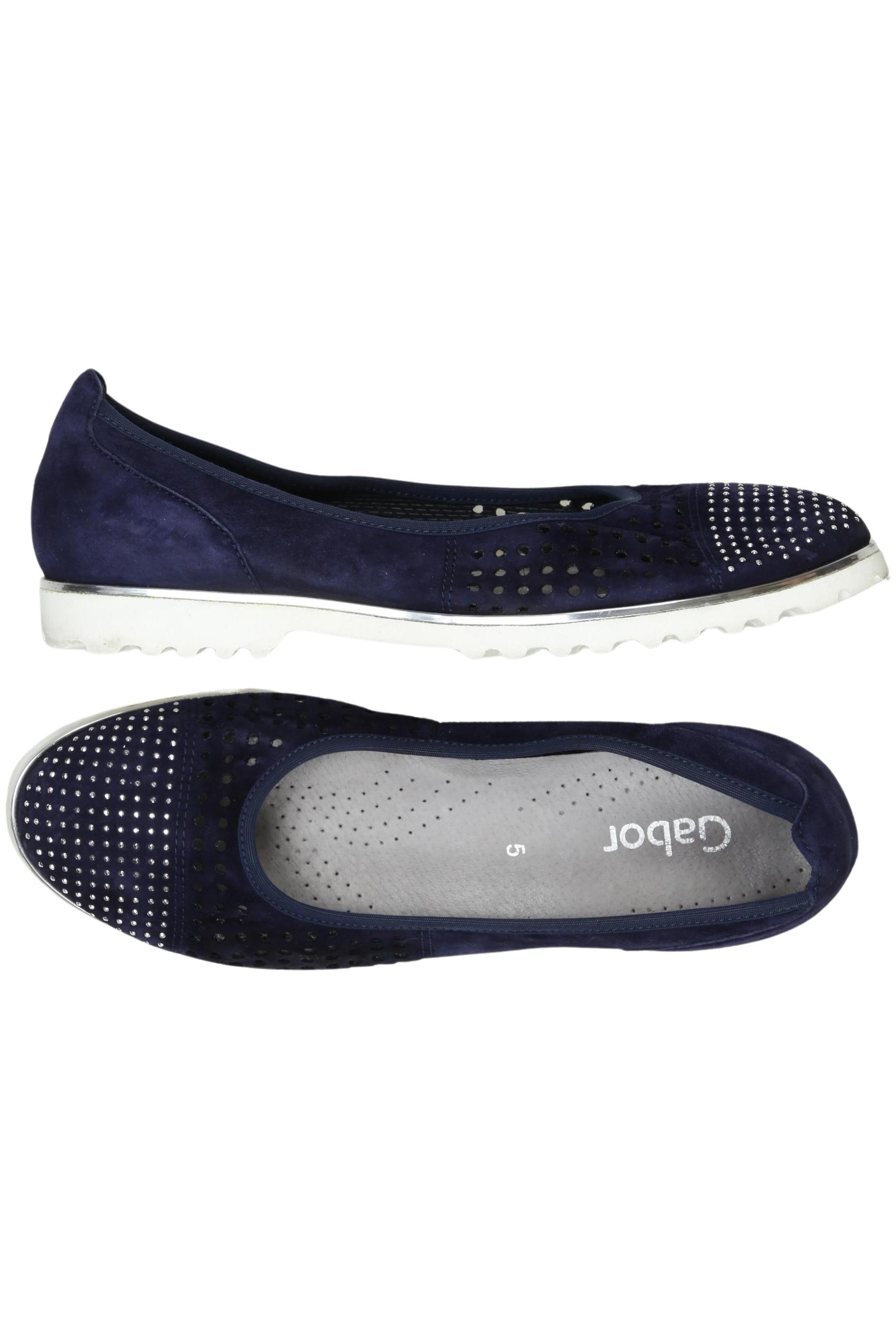 

Gabor Damen Ballerinas, marineblau, Gr. 5