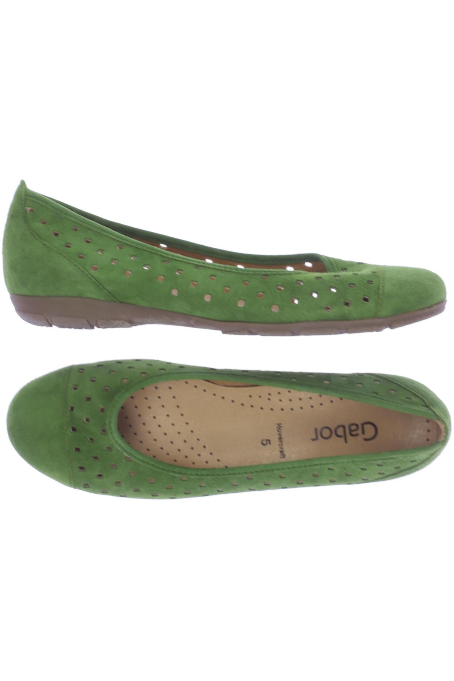 

Gabor Damen Ballerinas, grün, Gr. 5