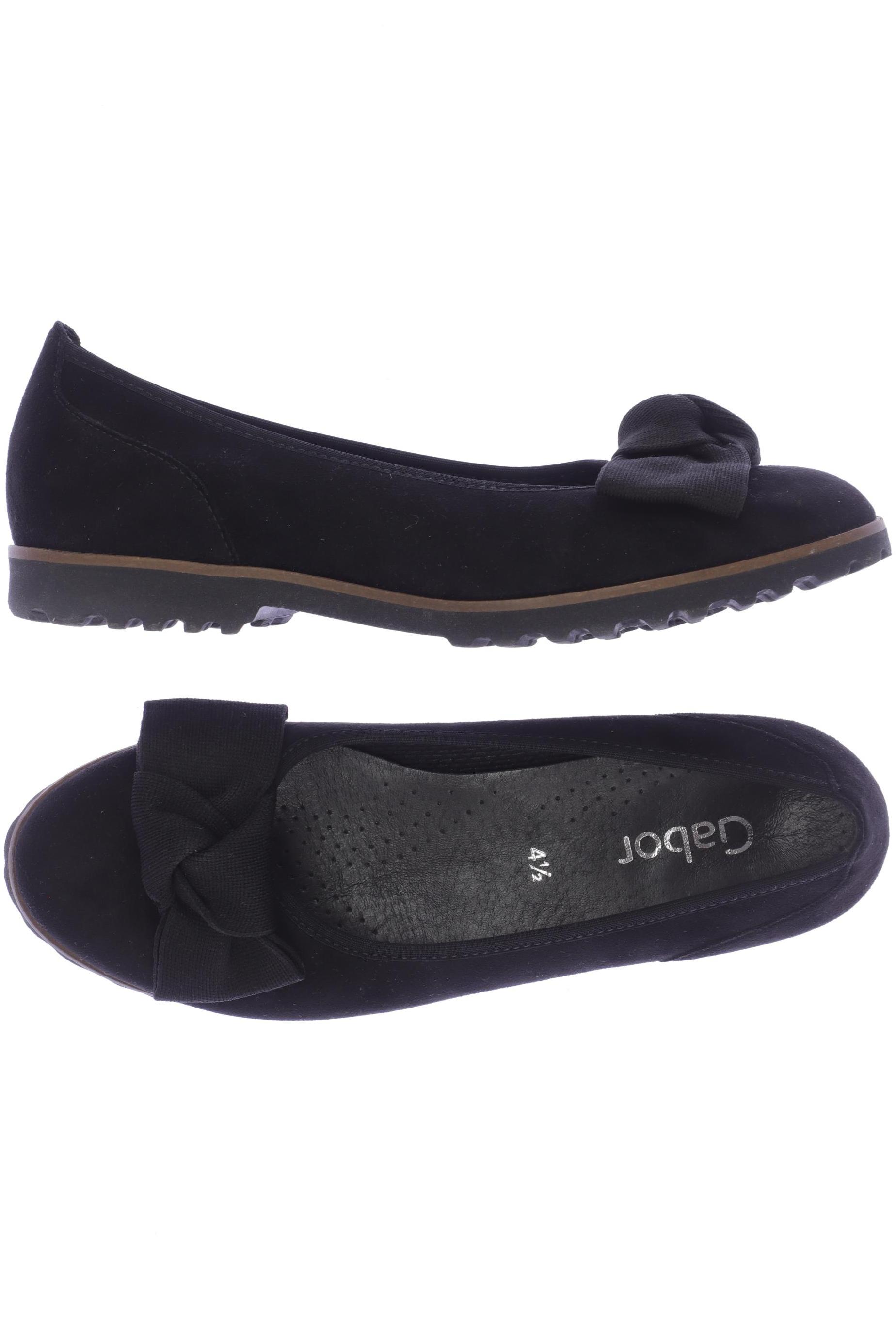 

Gabor Damen Ballerinas, schwarz, Gr. 4.5