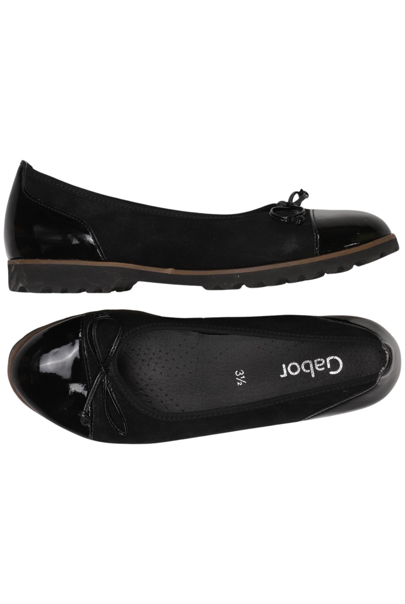 

Gabor Damen Ballerinas, schwarz, Gr. 3.5
