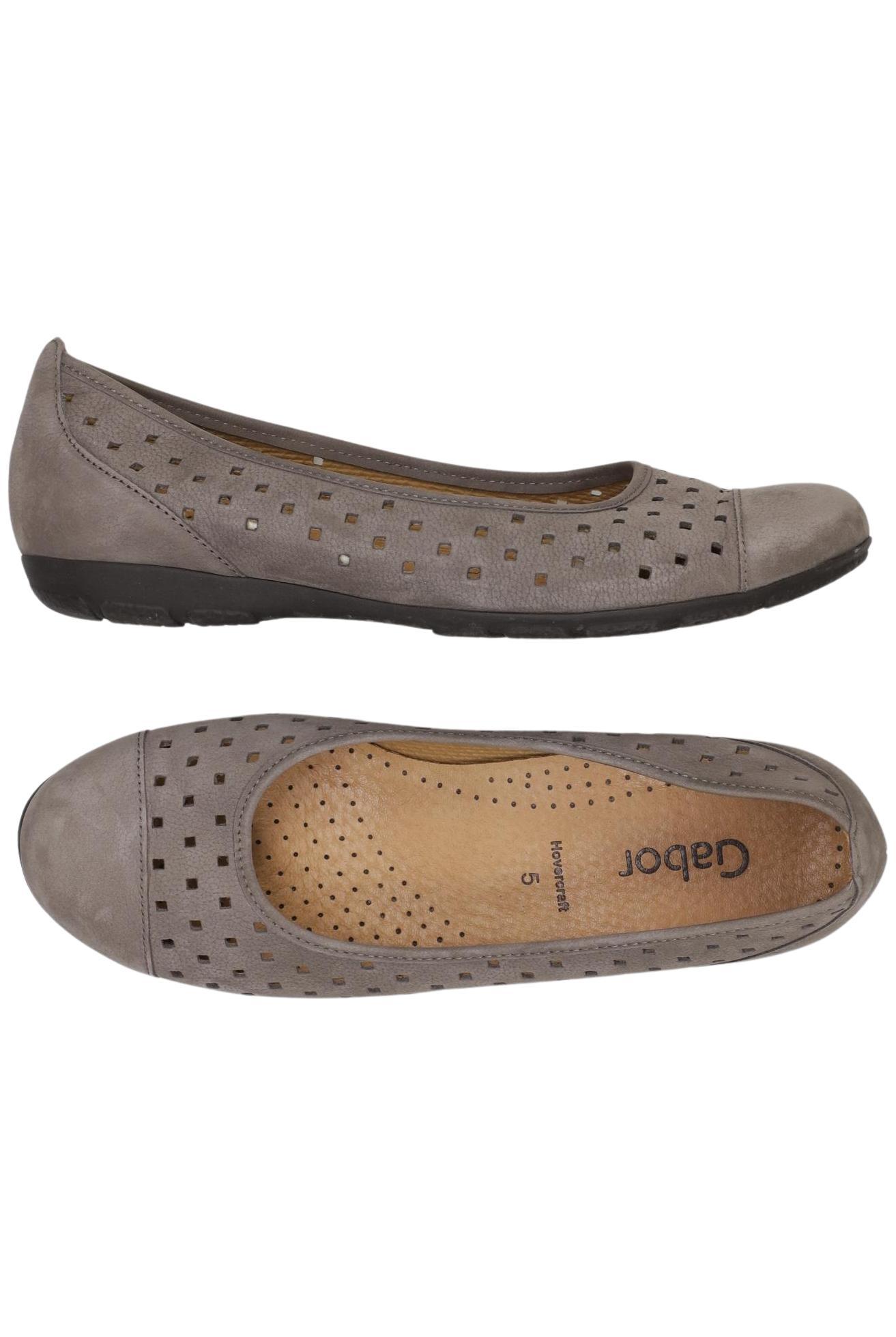 

Gabor Damen Ballerinas, grau, Gr. 5