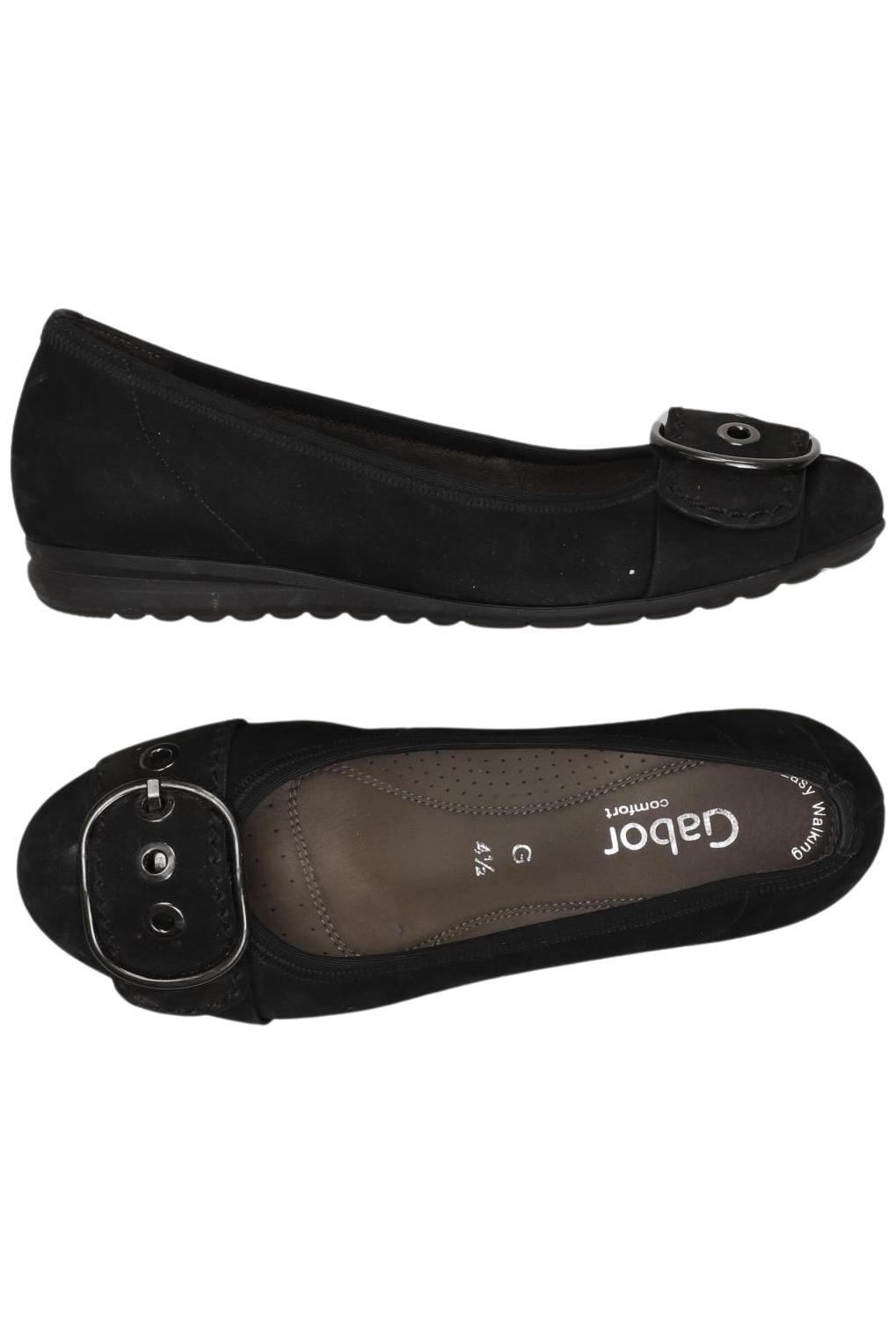 

Gabor Damen Ballerinas, schwarz, Gr. 4.5