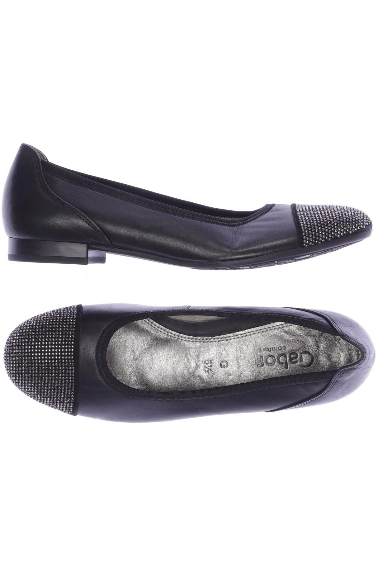 

Gabor Damen Ballerinas, schwarz, Gr. 5.5