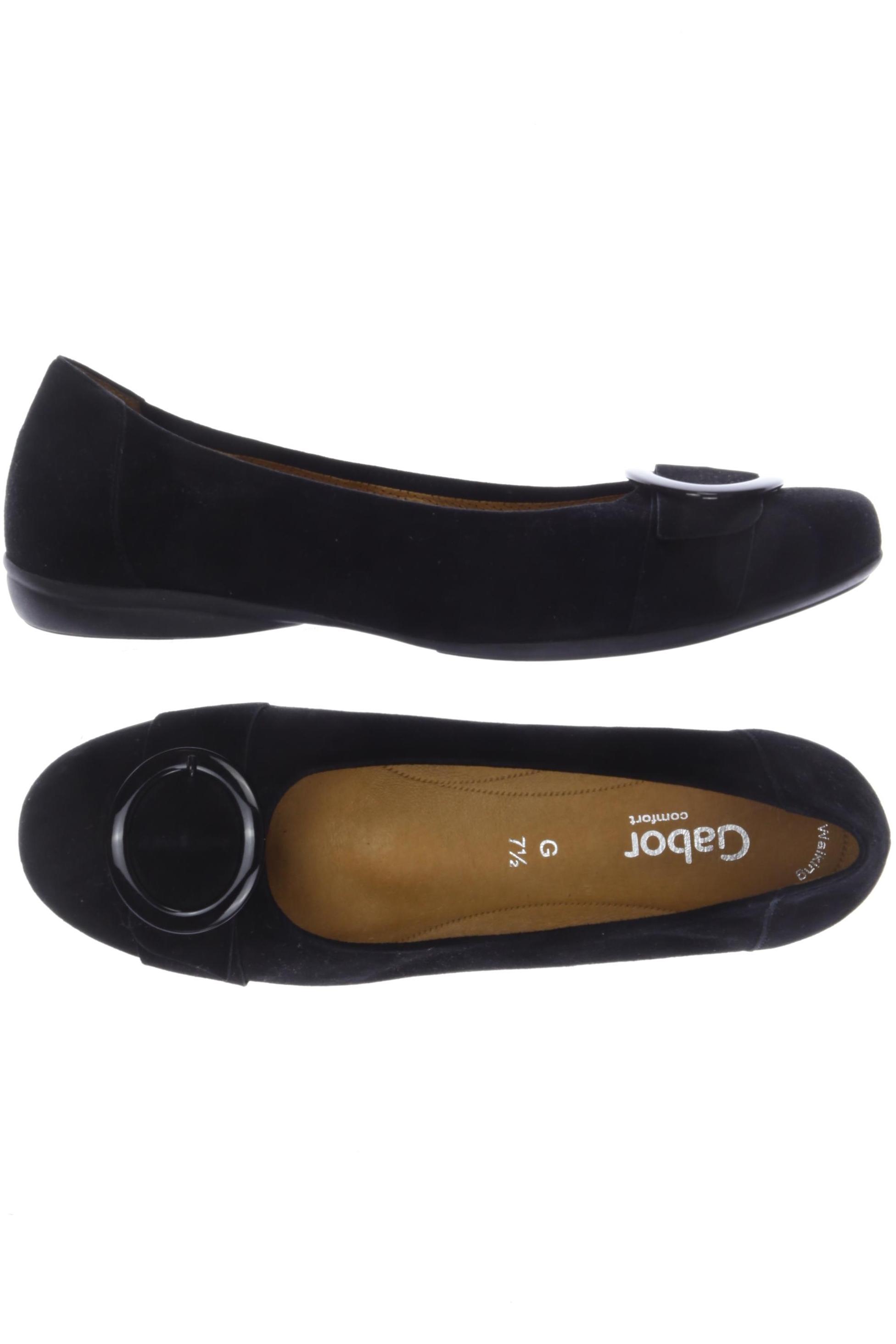 

Gabor Damen Ballerinas, schwarz, Gr. 7.5