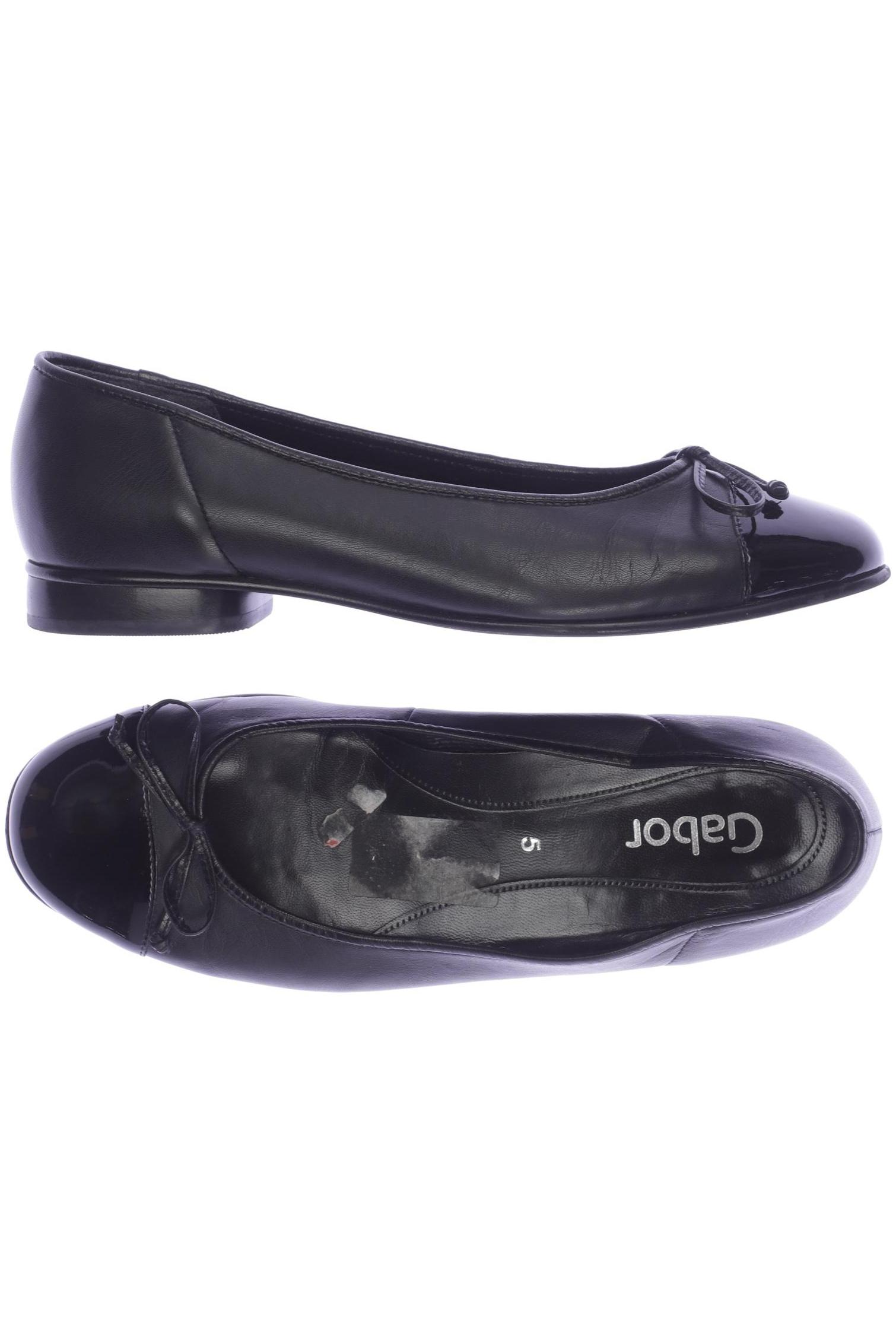 

Gabor Damen Ballerinas, schwarz, Gr. 5
