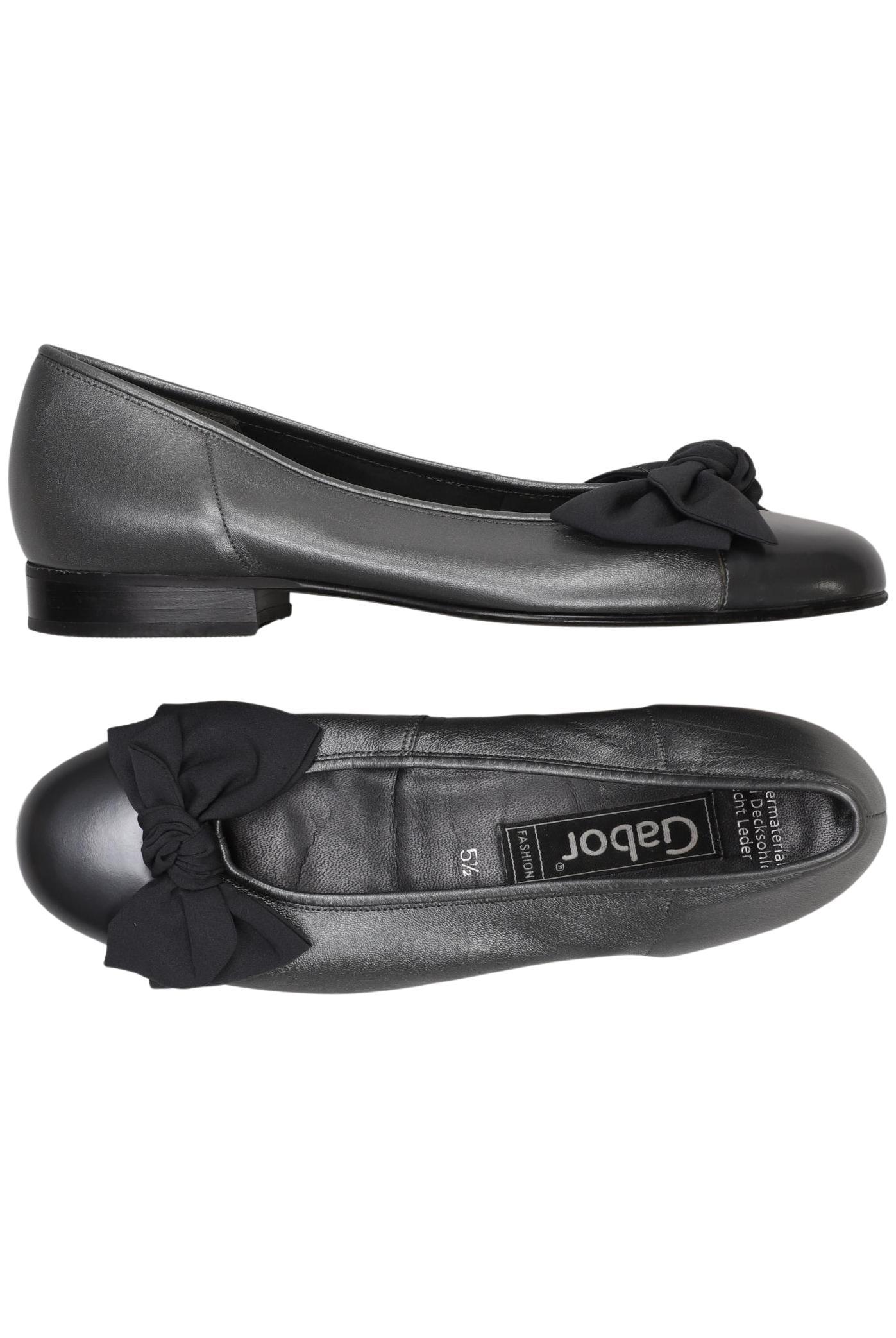 

Gabor Damen Ballerinas, silber, Gr. 5.5