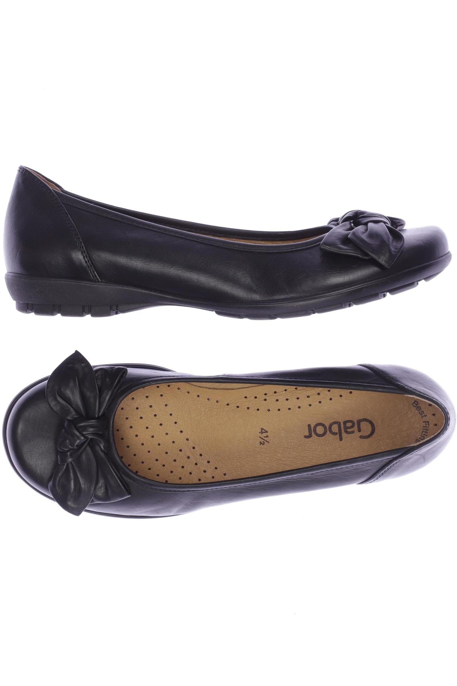 

Gabor Damen Ballerinas, schwarz, Gr. 4.5