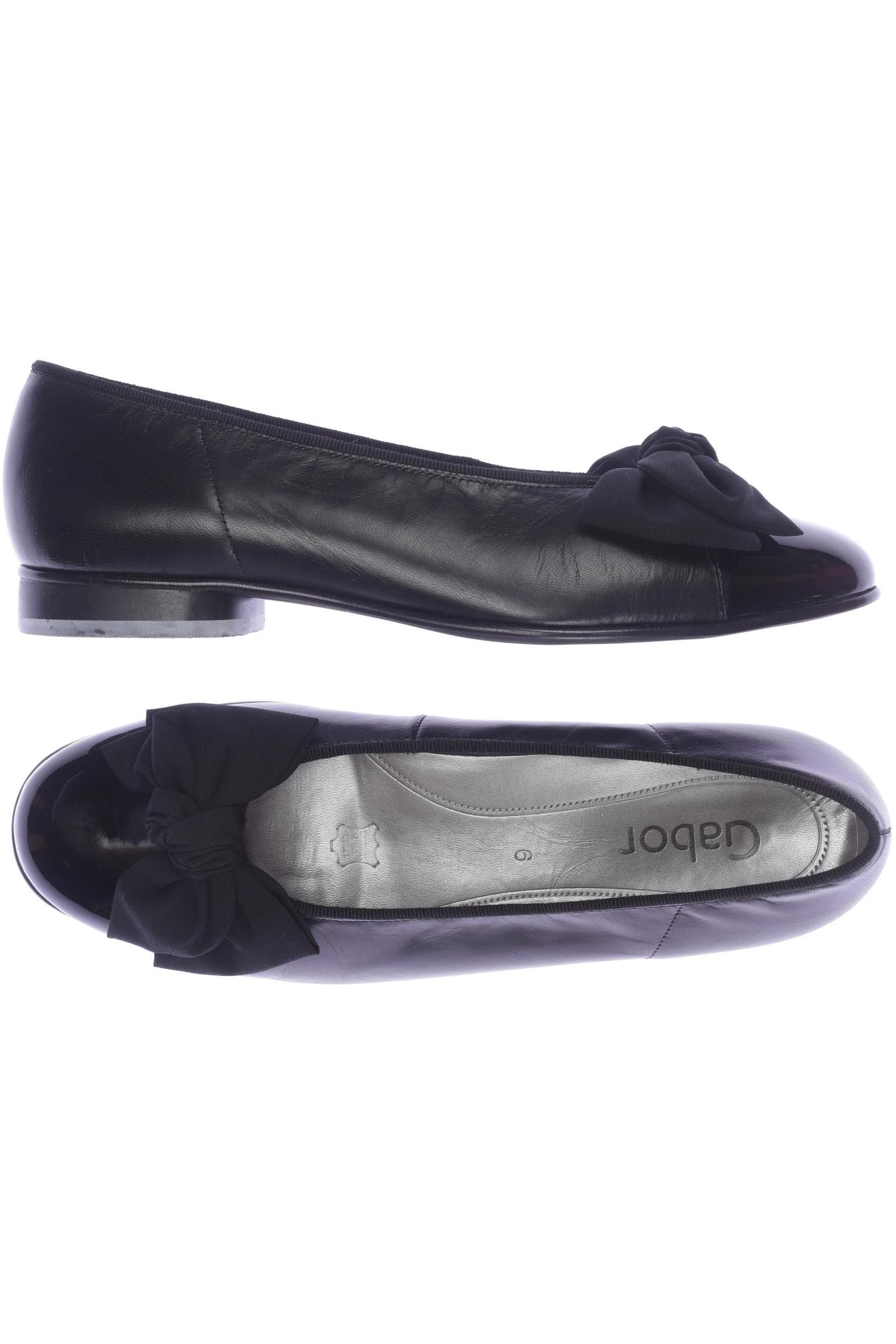 

Gabor Damen Ballerinas, schwarz, Gr. 6