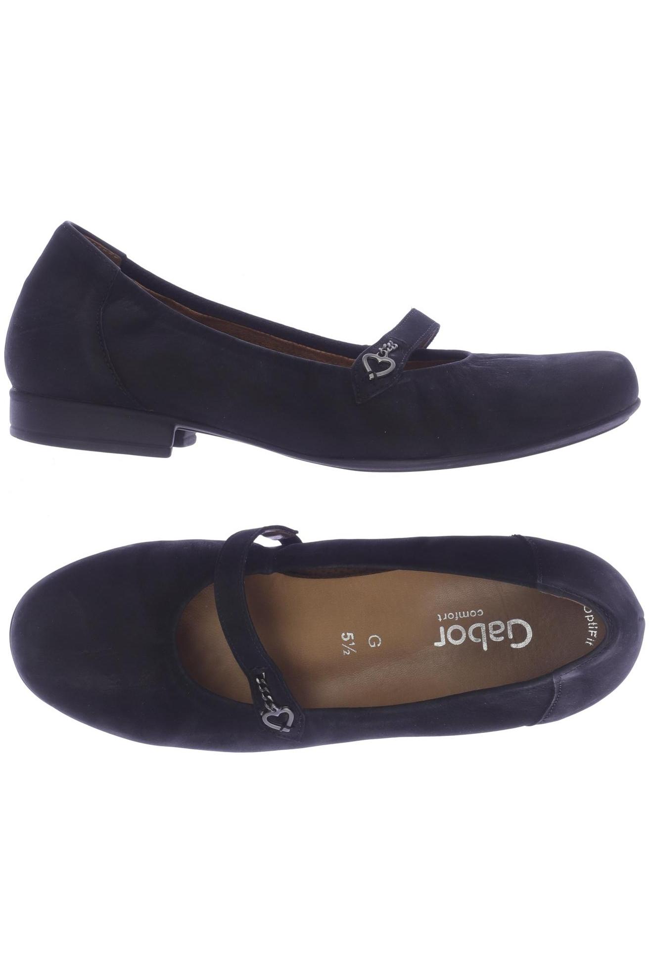 

Gabor Damen Ballerinas, schwarz, Gr. 5.5