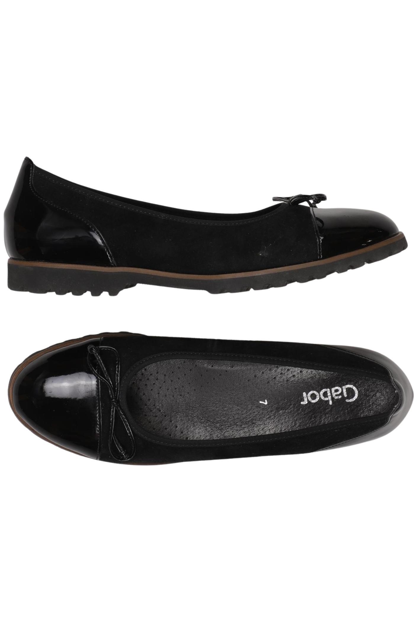 

Gabor Damen Ballerinas, schwarz, Gr. 7