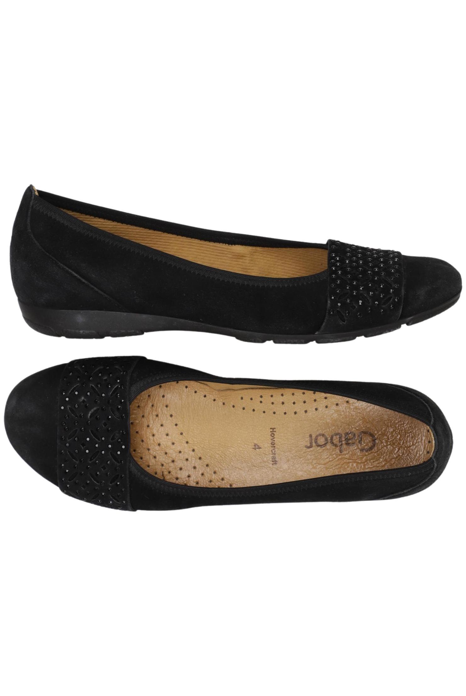 

Gabor Damen Ballerinas, schwarz, Gr. 4