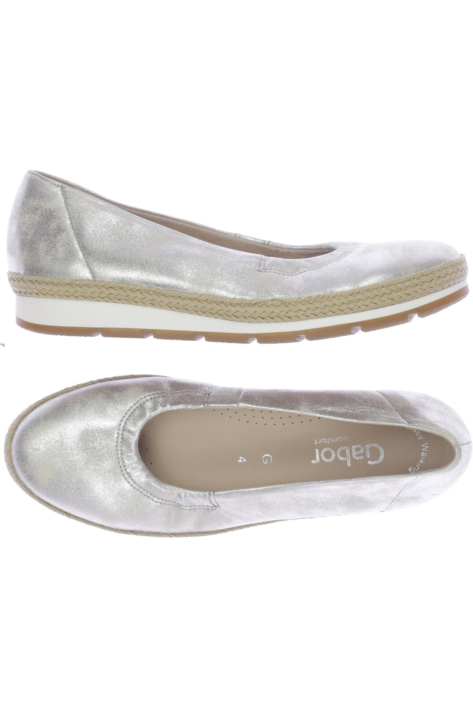 

Gabor Damen Ballerinas, silber, Gr. 4