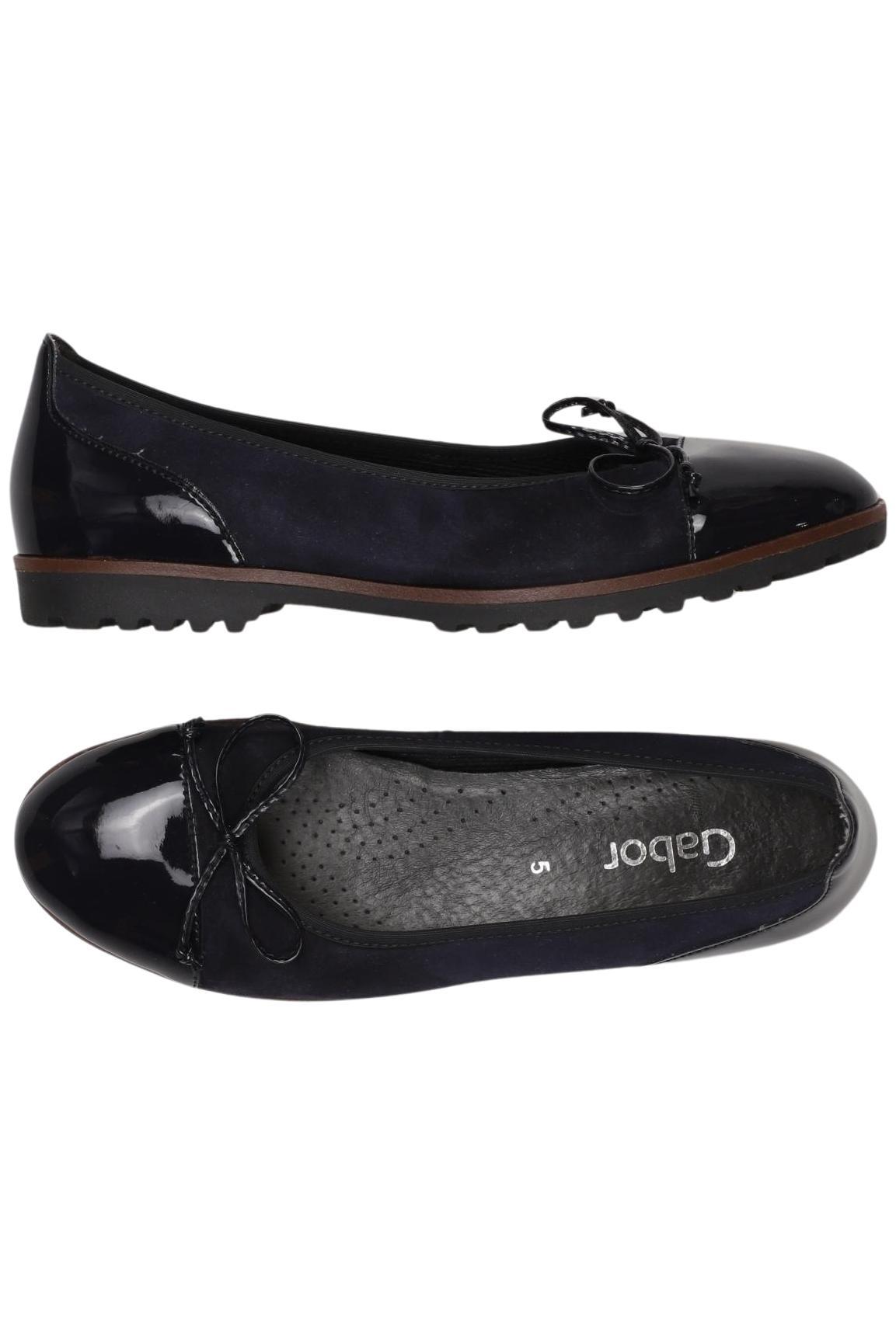 

Gabor Damen Ballerinas, marineblau, Gr. 5