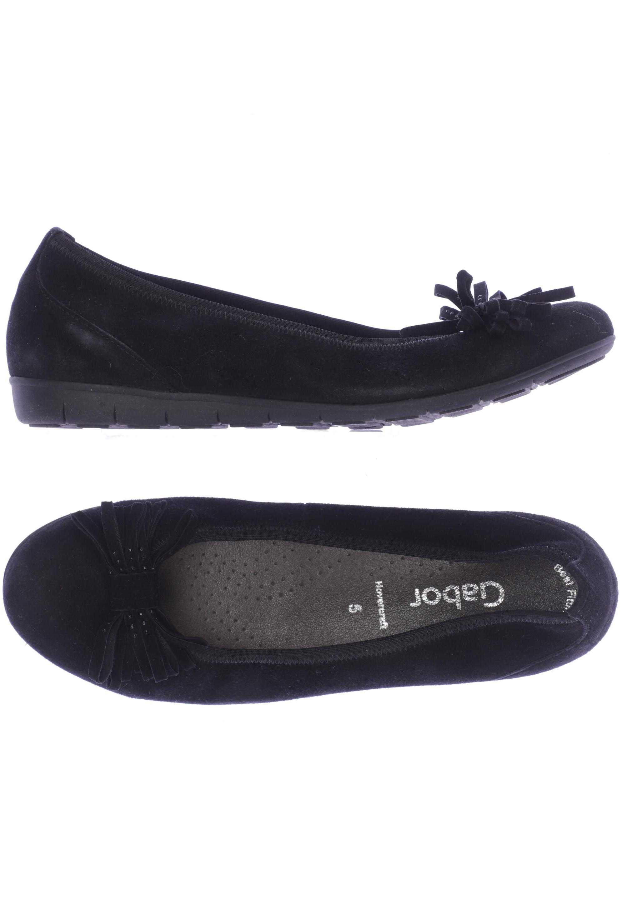 

Gabor Damen Ballerinas, schwarz, Gr. 5