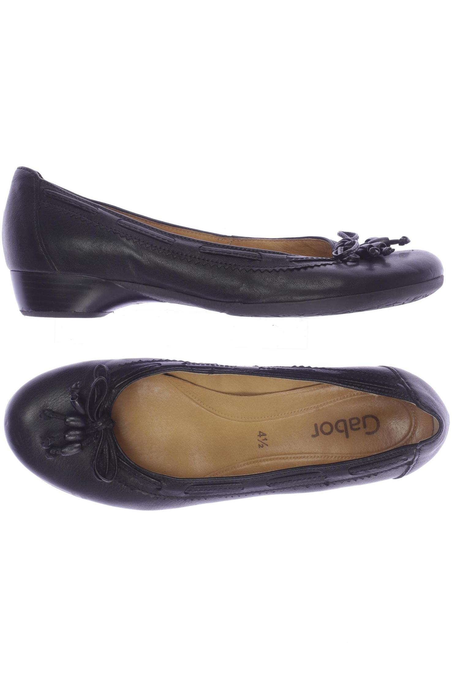 

Gabor Damen Ballerinas, schwarz, Gr. 4.5