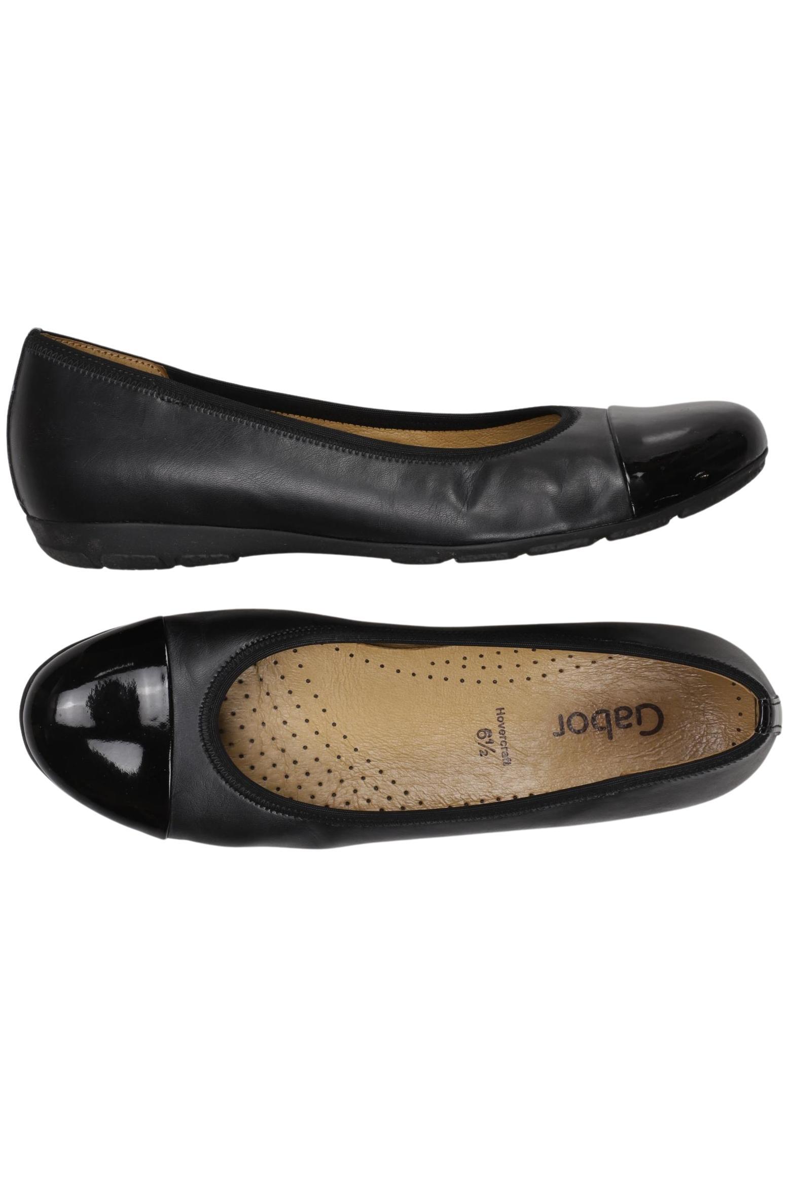

Gabor Damen Ballerinas, schwarz, Gr. 6.5