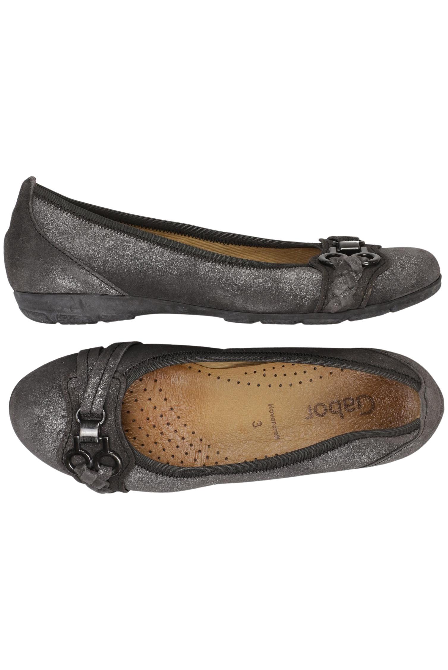 

Gabor Damen Ballerinas, grau, Gr. 3